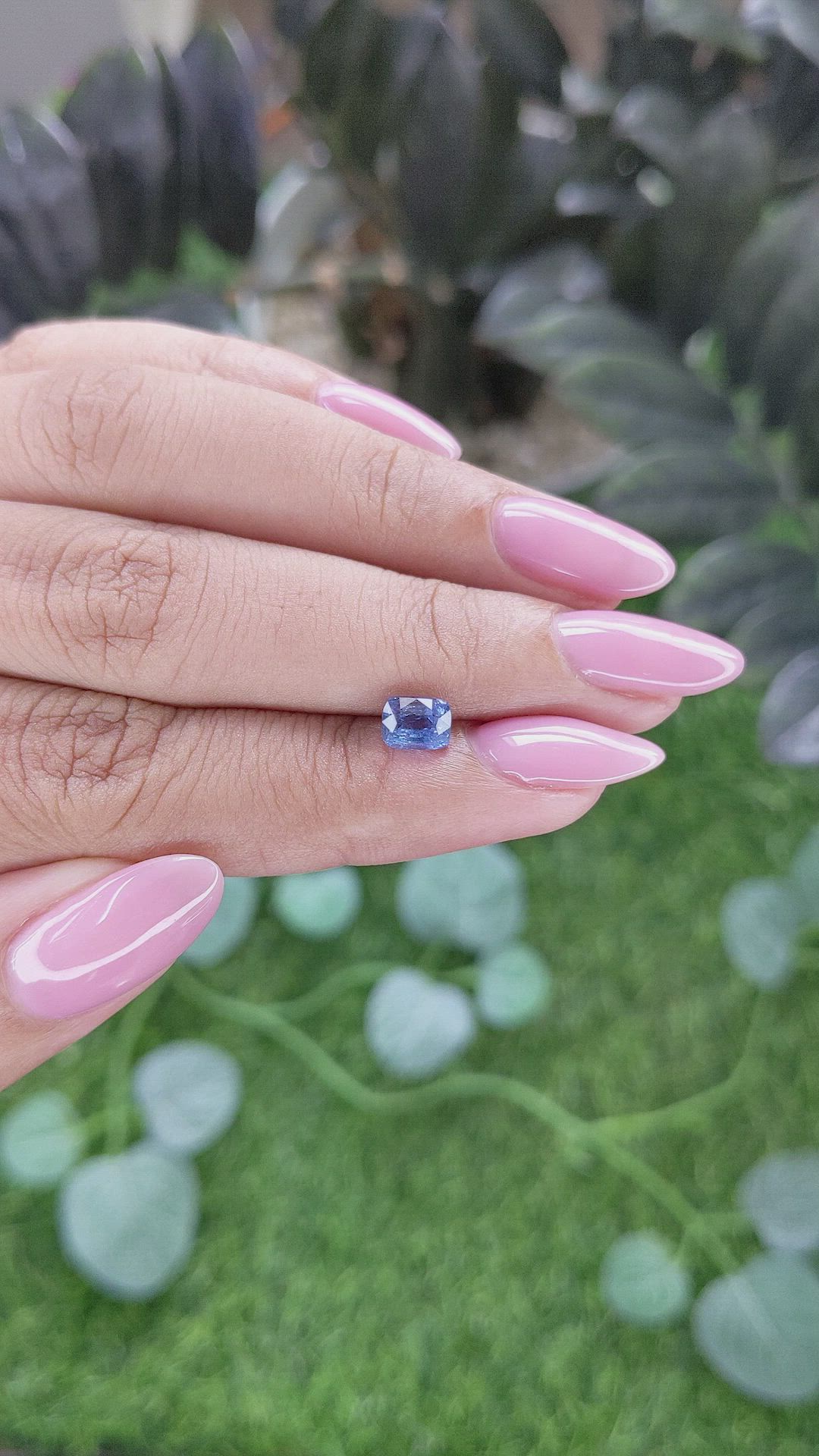 1.03 Ct. Blue Spinel from Tanzania Size Video