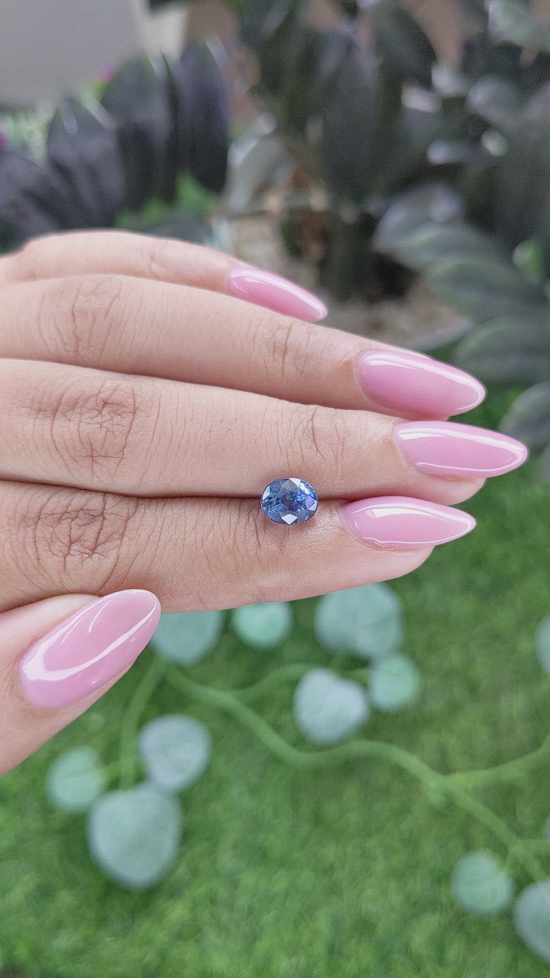 1.54 Ct. Blue Spinel from Tanzania Size Video
