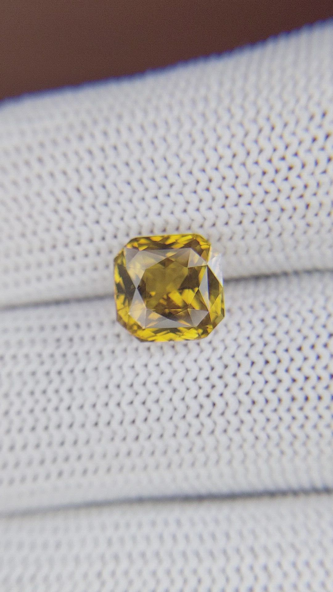 3.18 Ct. Brownish Yellow Chrysoberyl from Tanzania Size Video
