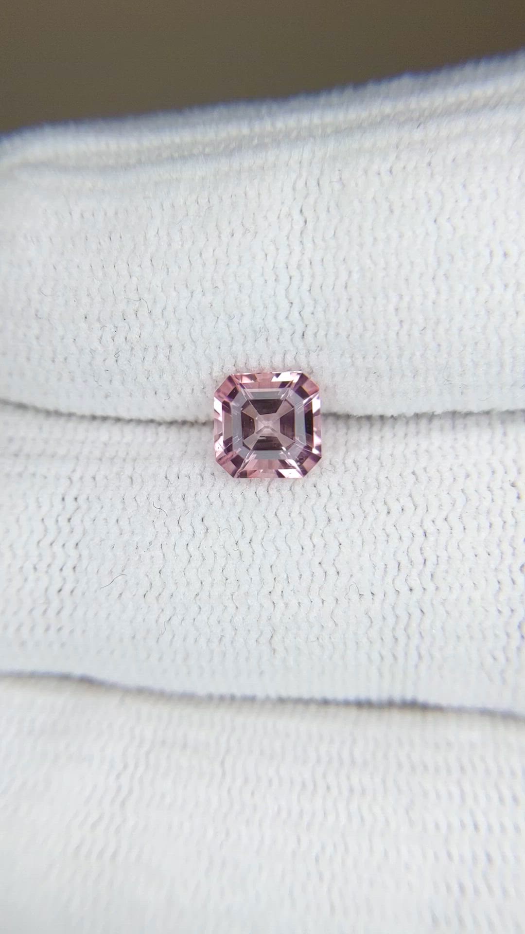 0.93 Ct. Pink Tourmaline from Mozambique Size Video