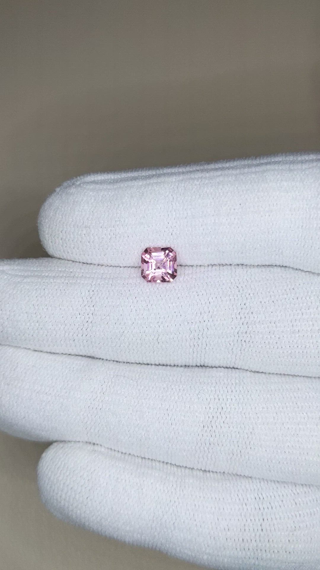 0.93 Ct. Pink Tourmaline from Mozambique Size Video