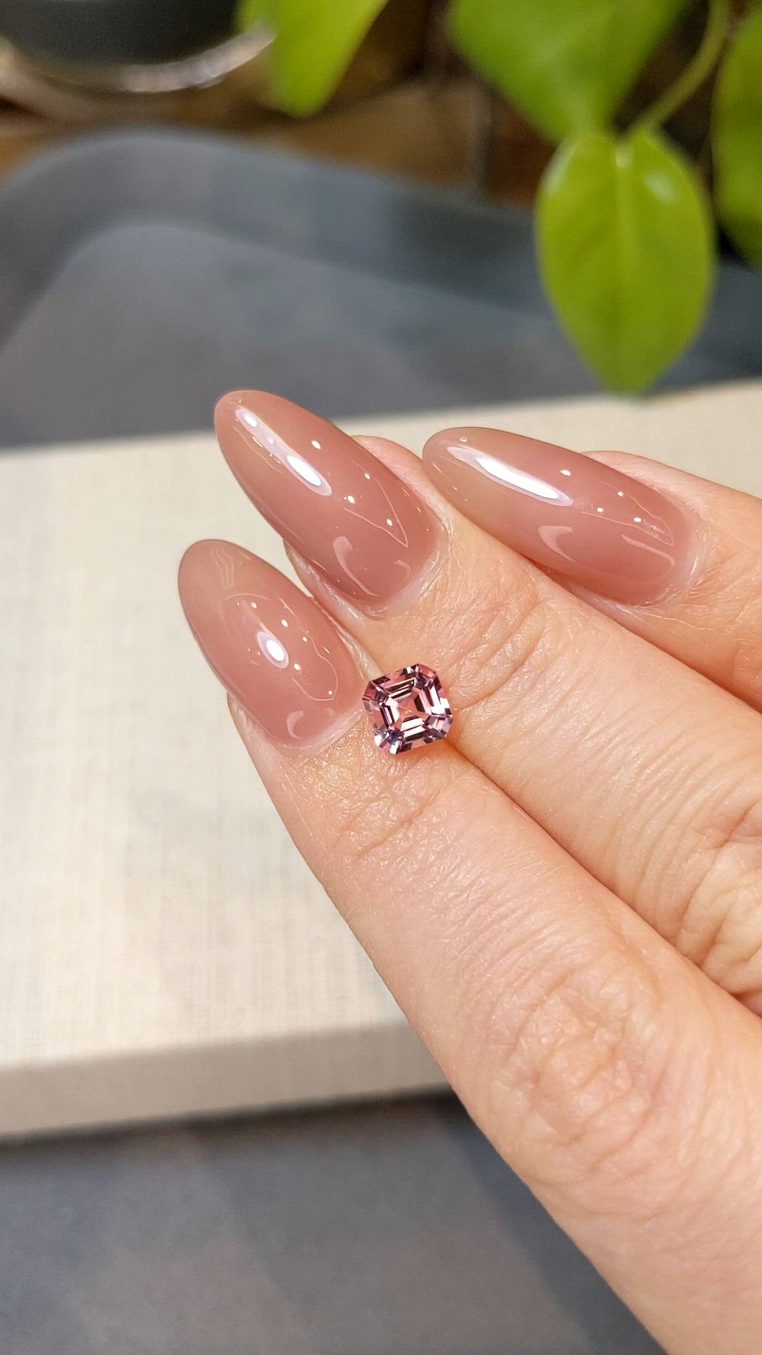 0.93 Ct. Pink Tourmaline from Mozambique Size Video