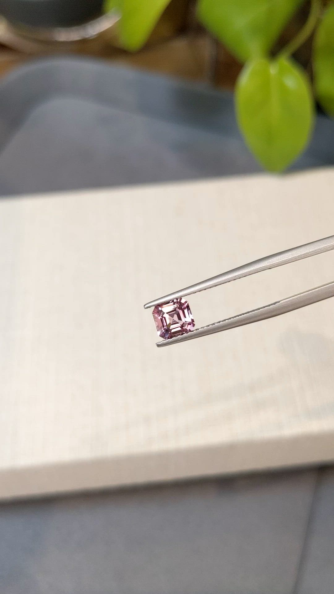 0.93 Ct. Pink Tourmaline from Mozambique Size Video