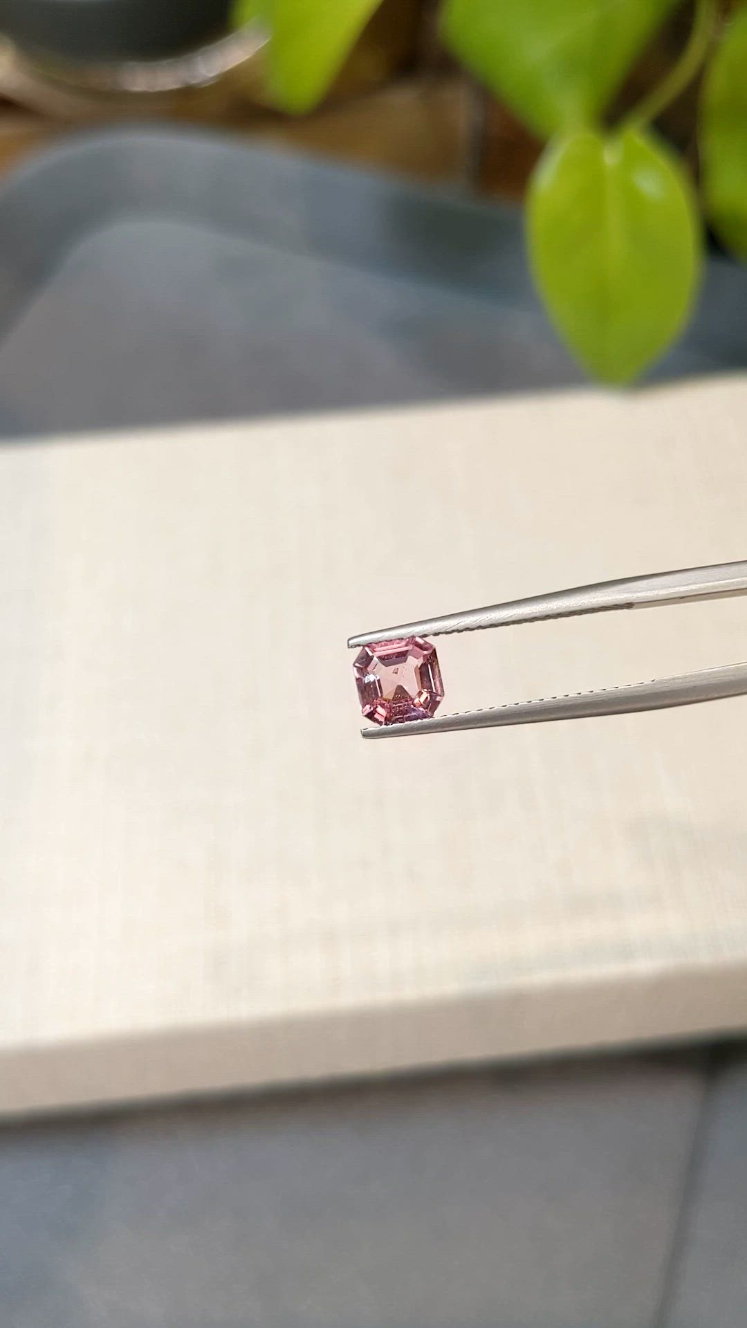 0.78 Ct. Pink Tourmaline from Mozambique Size Video