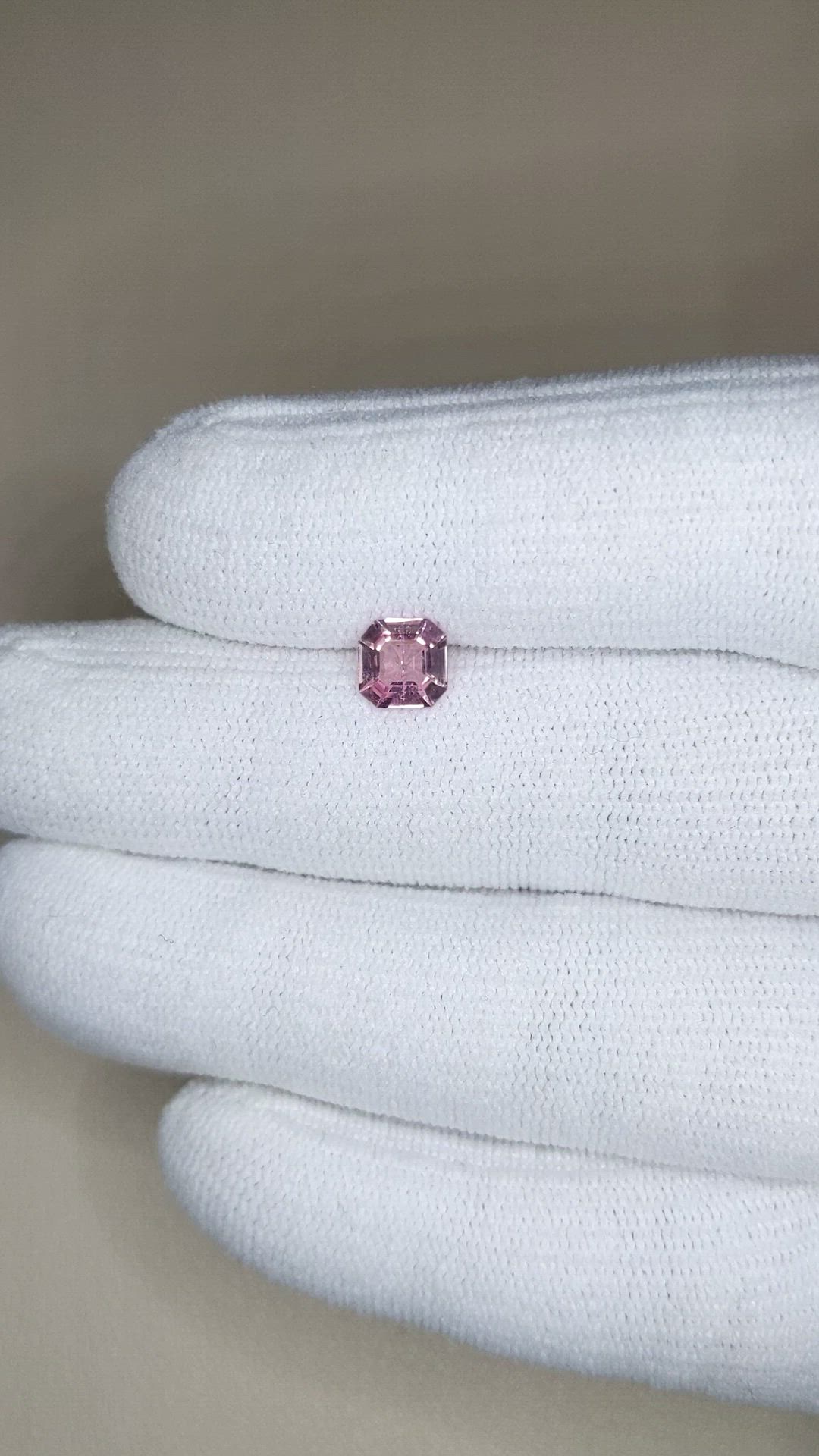 0.78 Ct. Pink Tourmaline from Mozambique Size Video