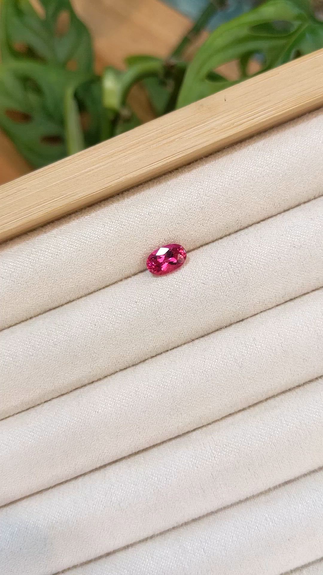 1.03 Ct. Pink Tourmaline from Mozambique Size Video