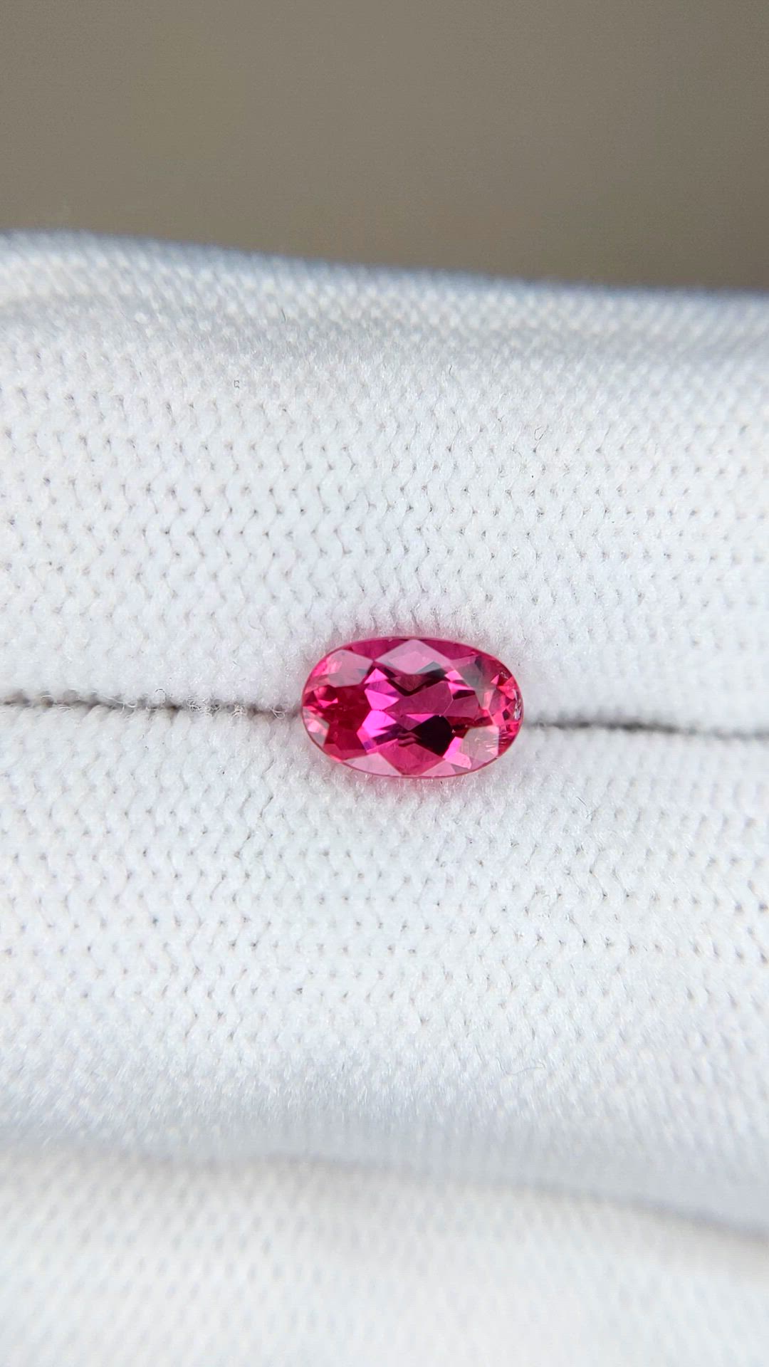 1.03 Ct. Pink Tourmaline from Mozambique Size Video