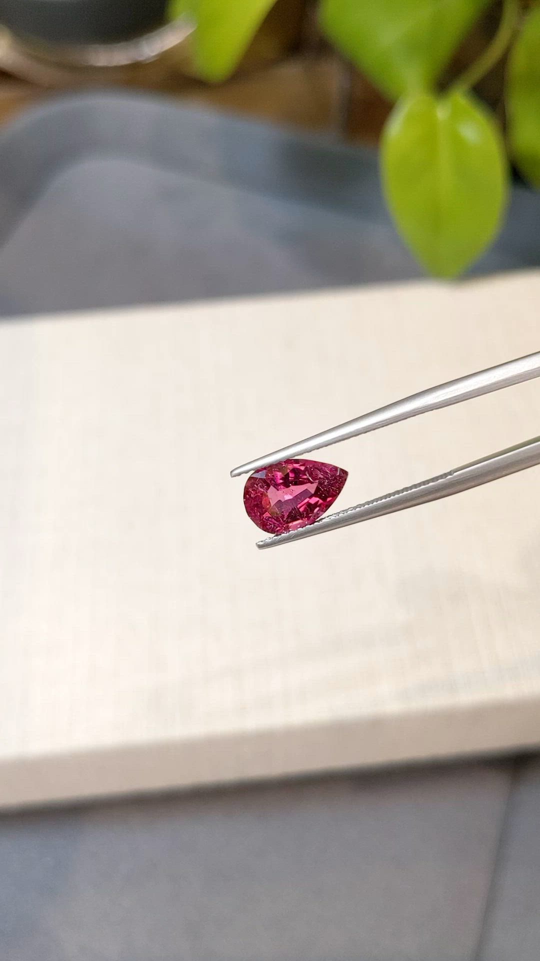 1.78 Ct. Pink Tourmaline from Mozambique Size Video