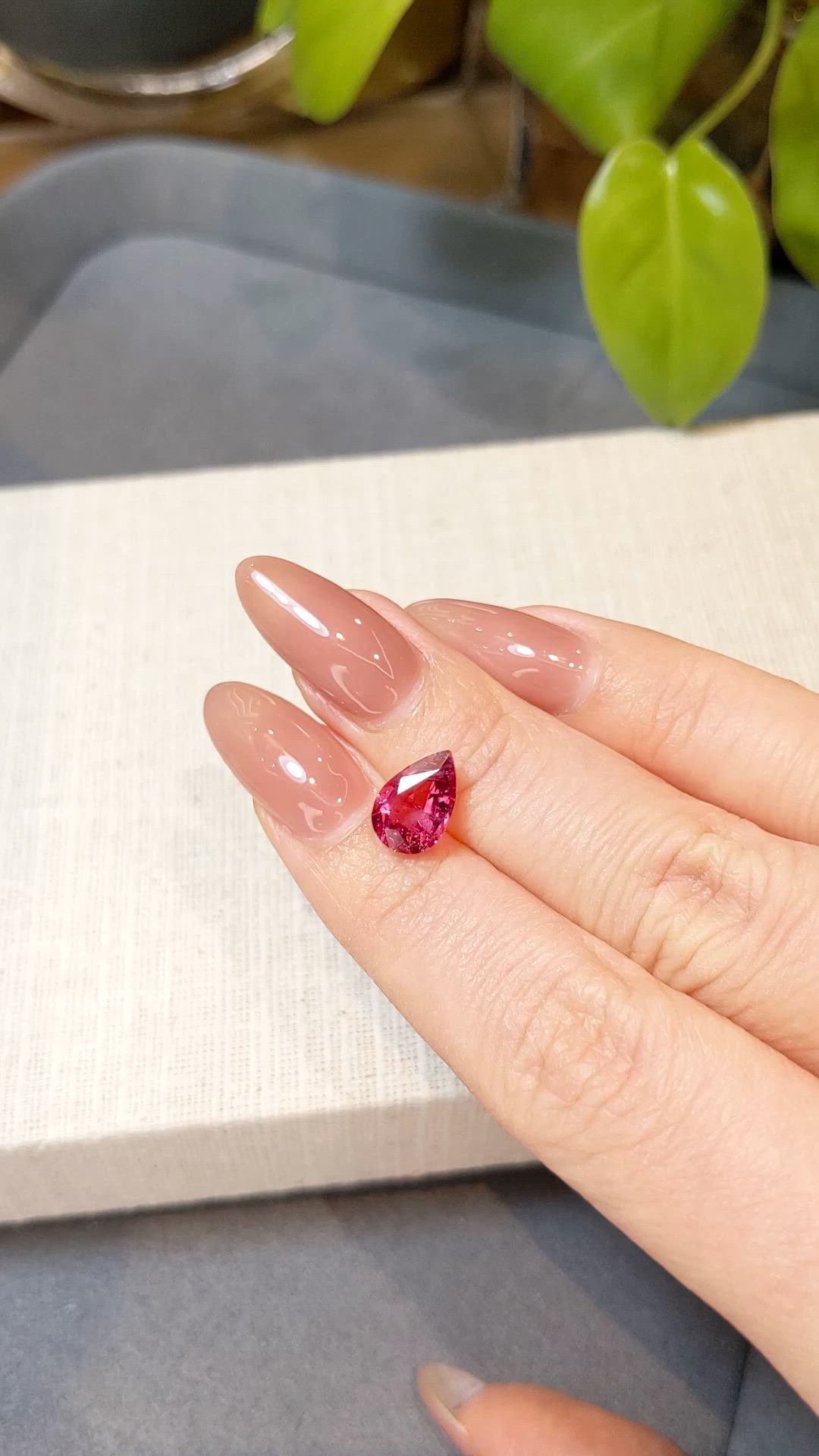 1.78 Ct. Pink Tourmaline from Mozambique Size Video