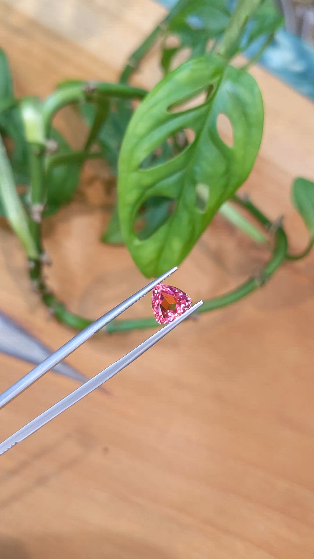 1.38 Ct. Pink Tourmaline from Mozambique Size Video
