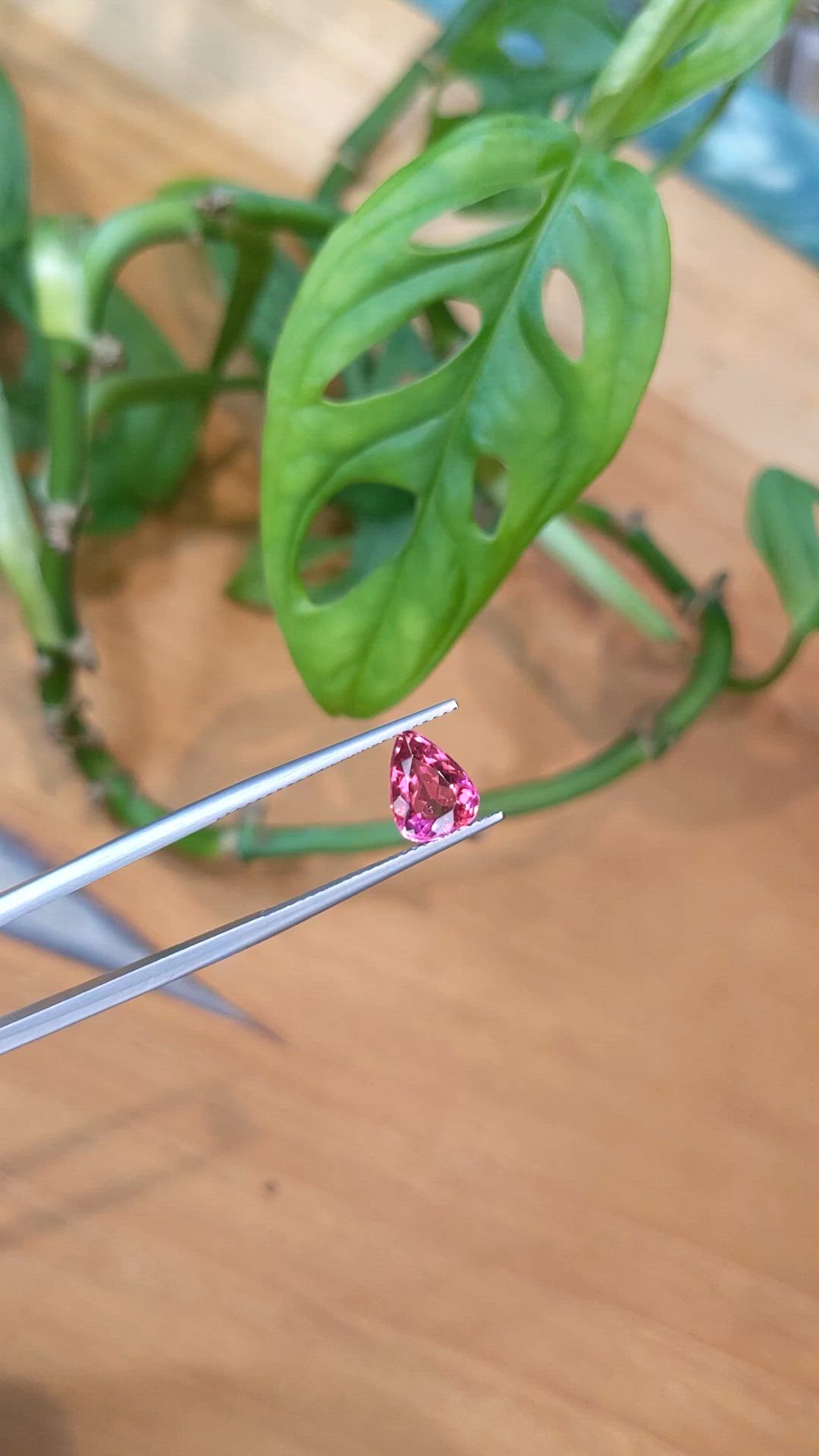 1.62 Ct. Pink Tourmaline from Mozambique Size Video
