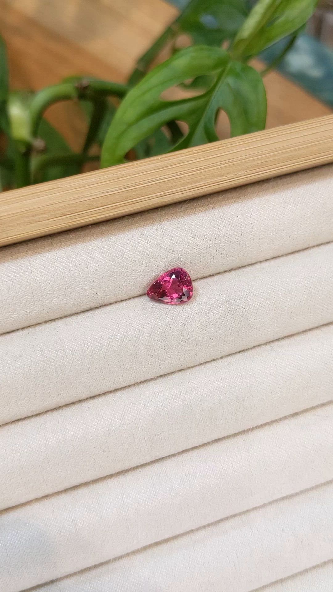 1.62 Ct. Pink Tourmaline from Mozambique Size Video