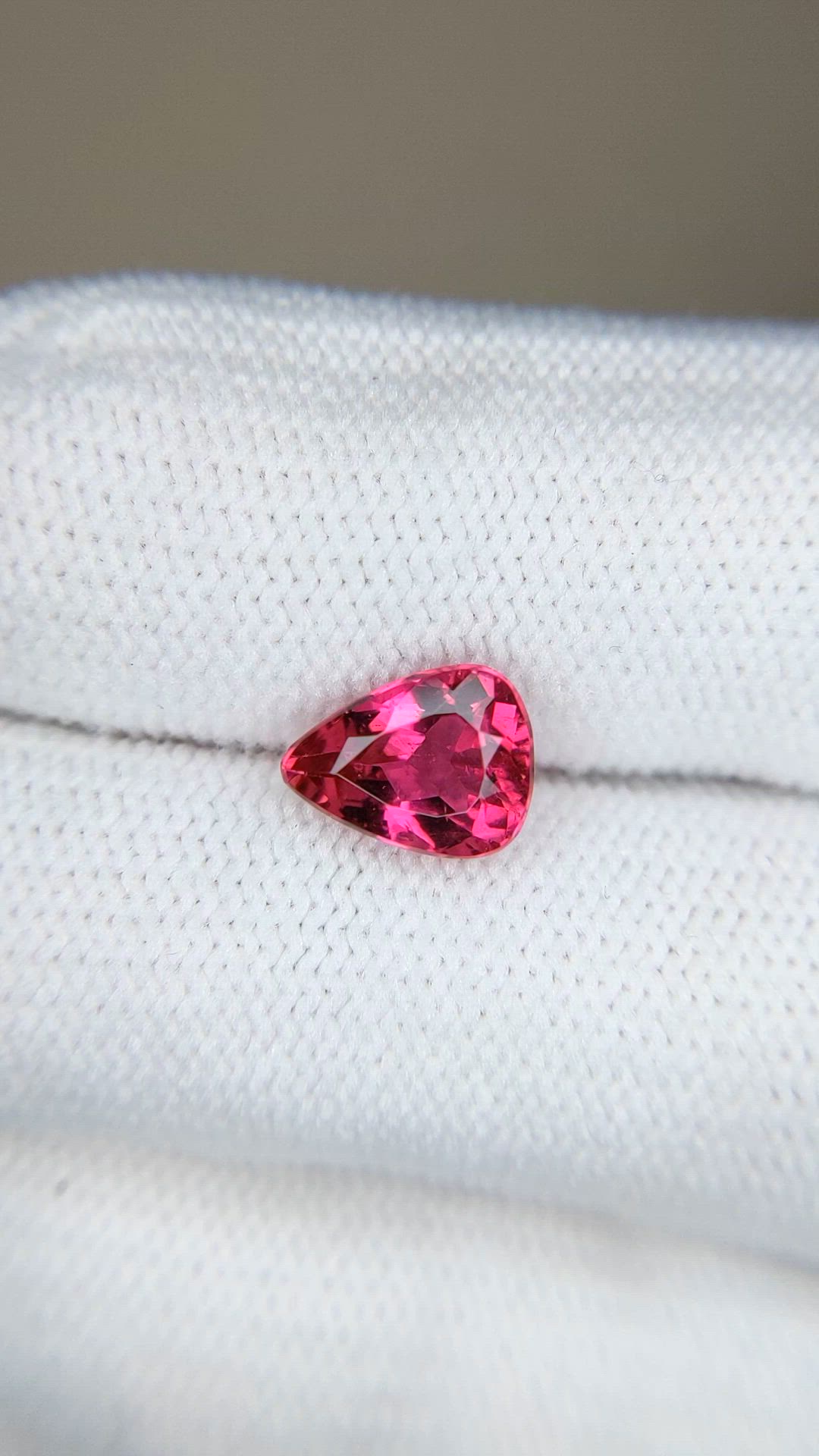 1.62 Ct. Pink Tourmaline from Mozambique Size Video