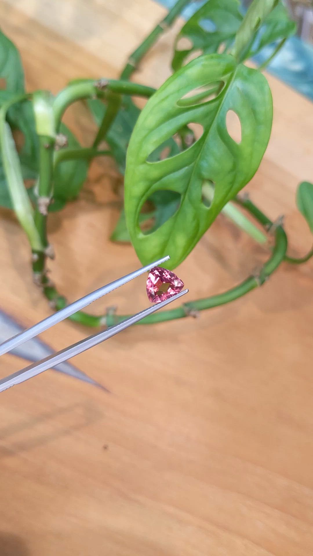 1.60 Ct. Pink Tourmaline from Mozambique Size Video
