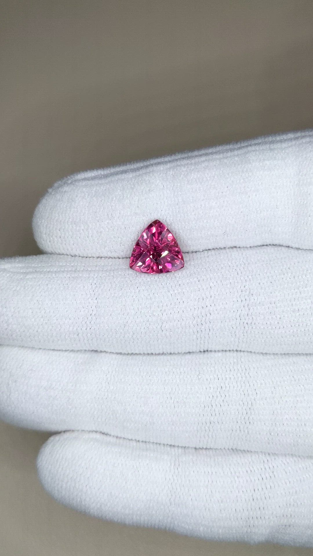 2.06 Ct. Purplish Pink Tourmaline from Mozambique Size Video