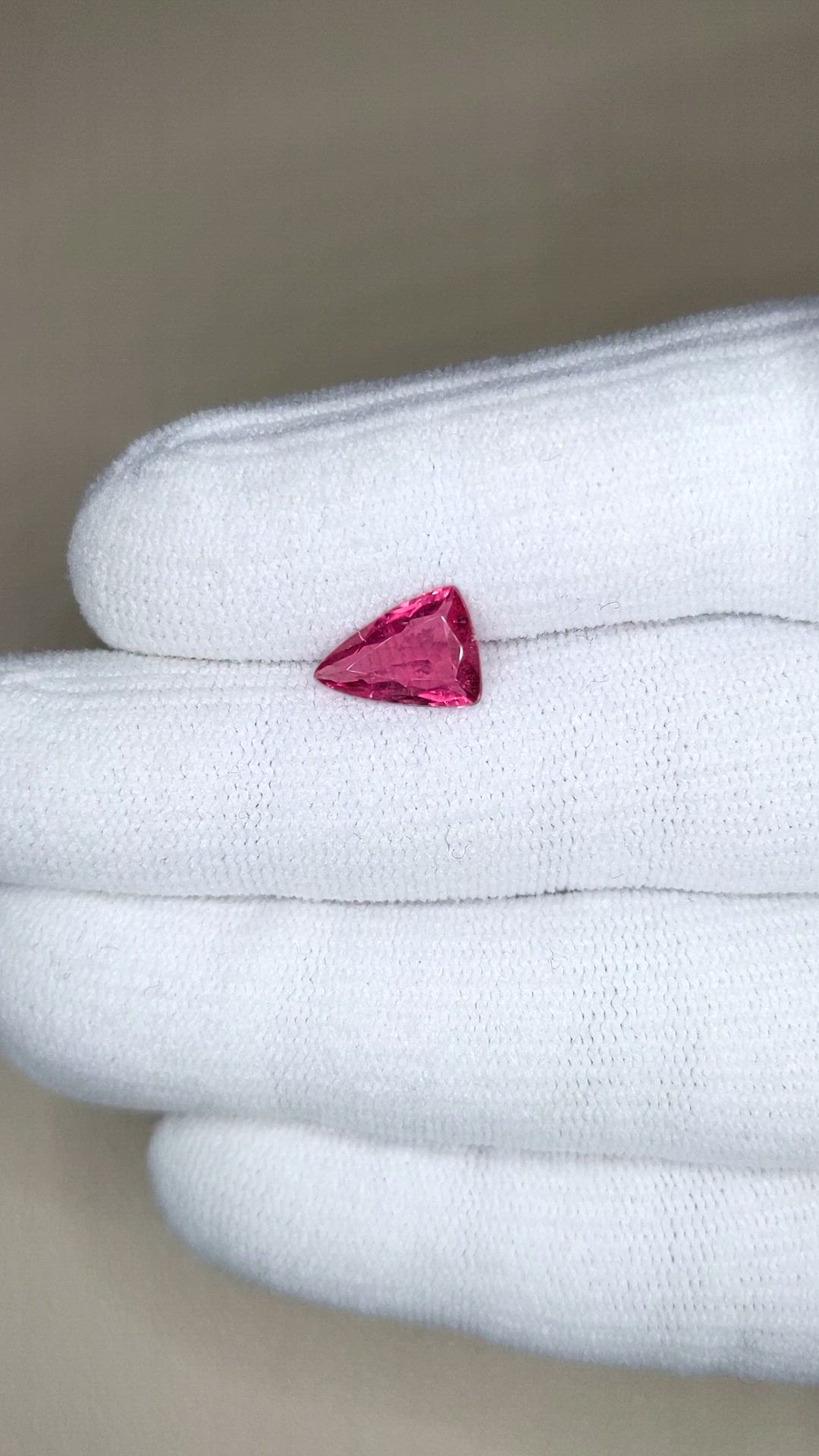 1.56 Ct. Pink Tourmaline from Mozambique Size Video