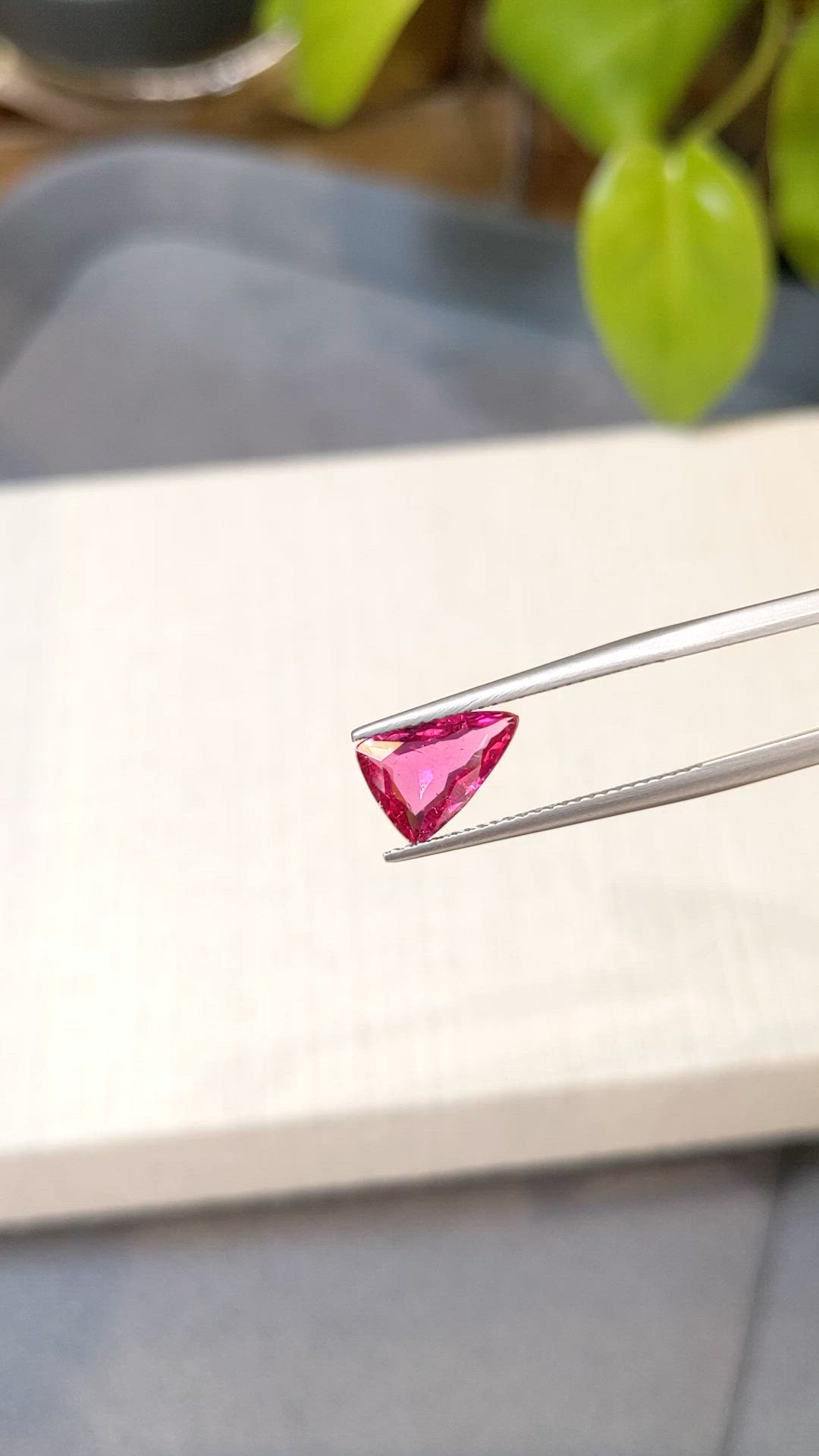 1.56 Ct. Pink Tourmaline from Mozambique Size Video