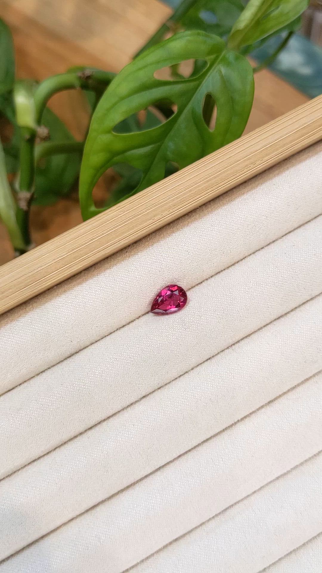 1.30 Ct. Purplish Pink Tourmaline from Mozambique Size Video