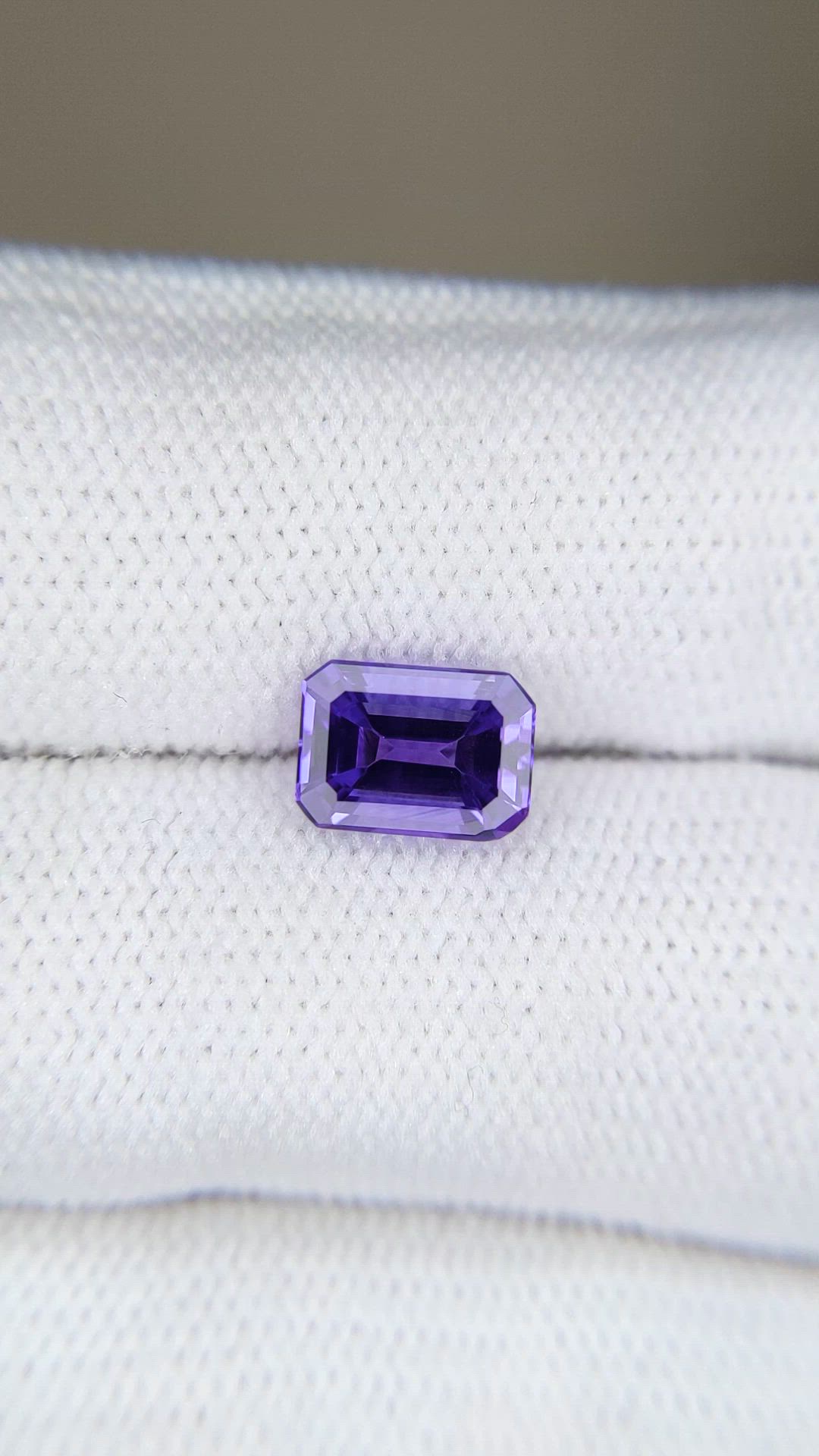1.56 Ct. Violet Tanzanite from Tanzania Size Video