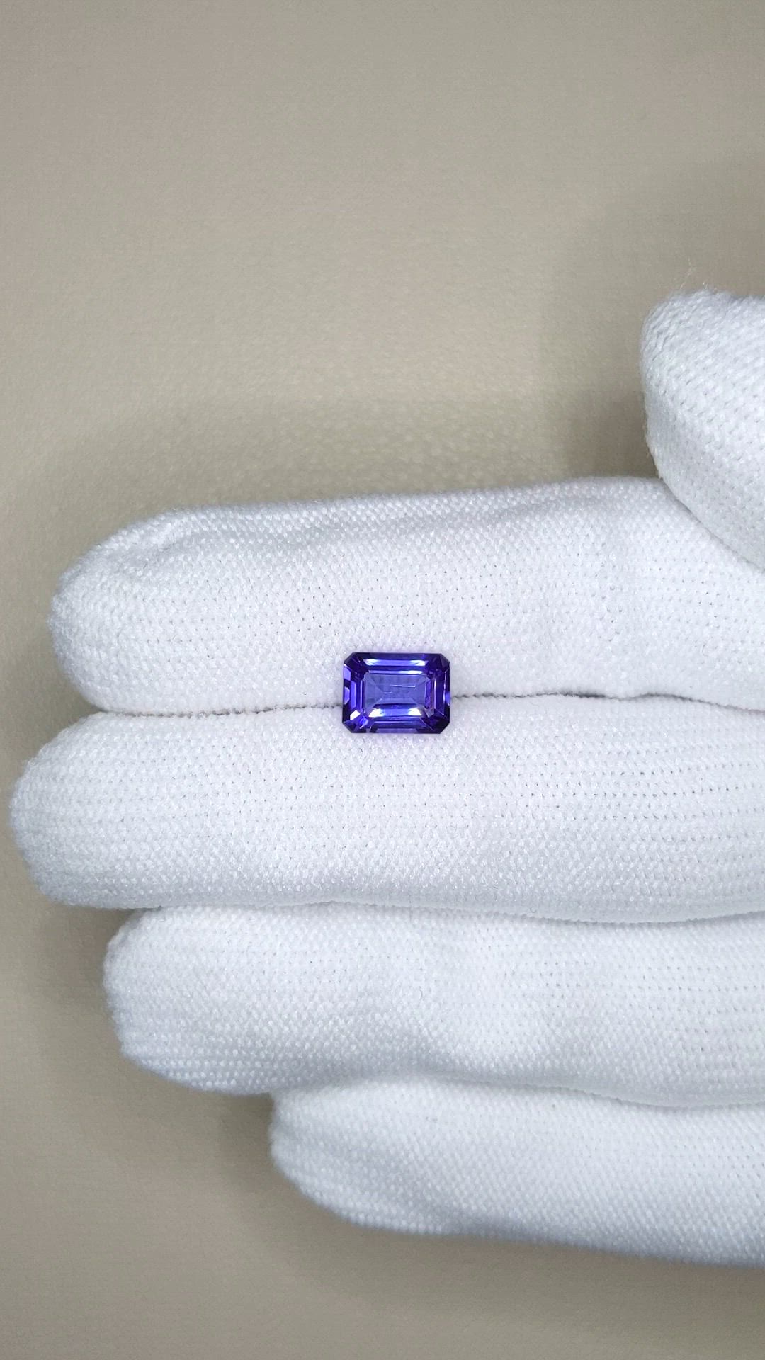 1.80 Ct. Violetish Blue Tanzanite from Tanzania Size Video