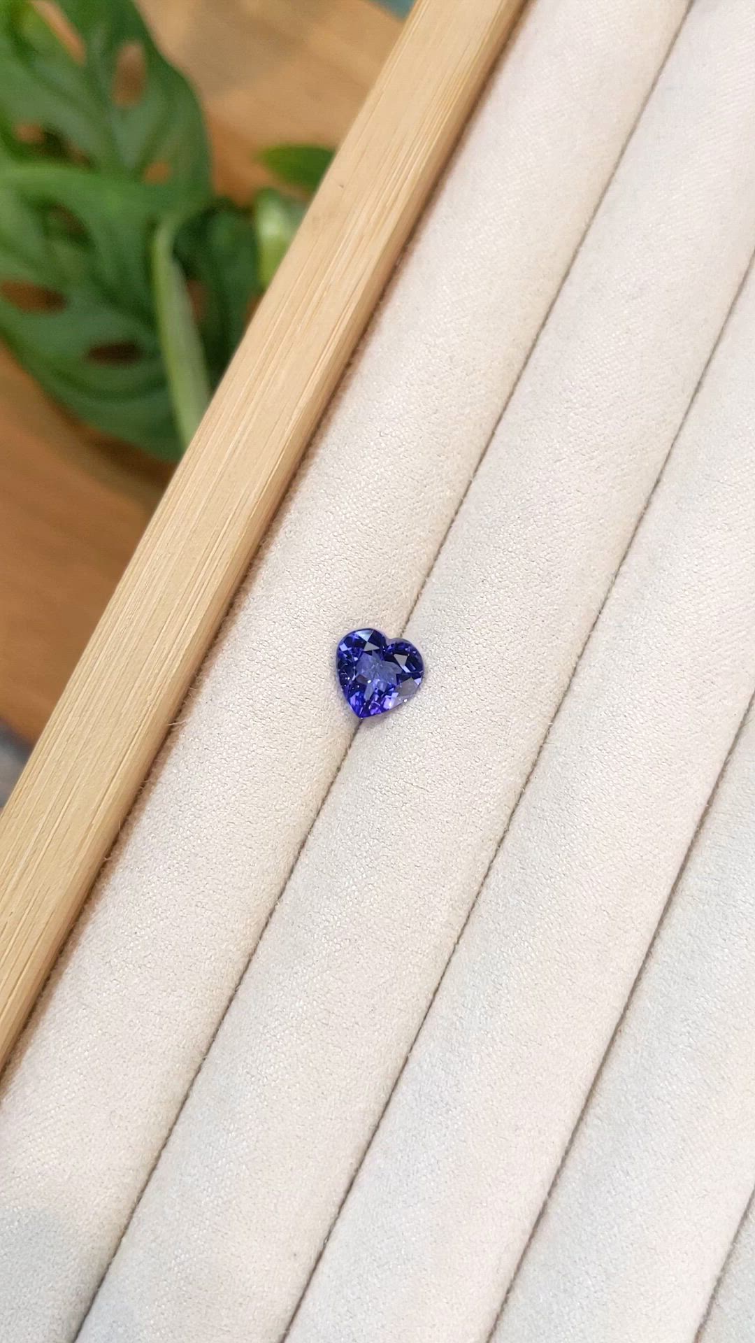 1.83 Ct. Violetish Blue Tanzanite from Tanzania Size Video