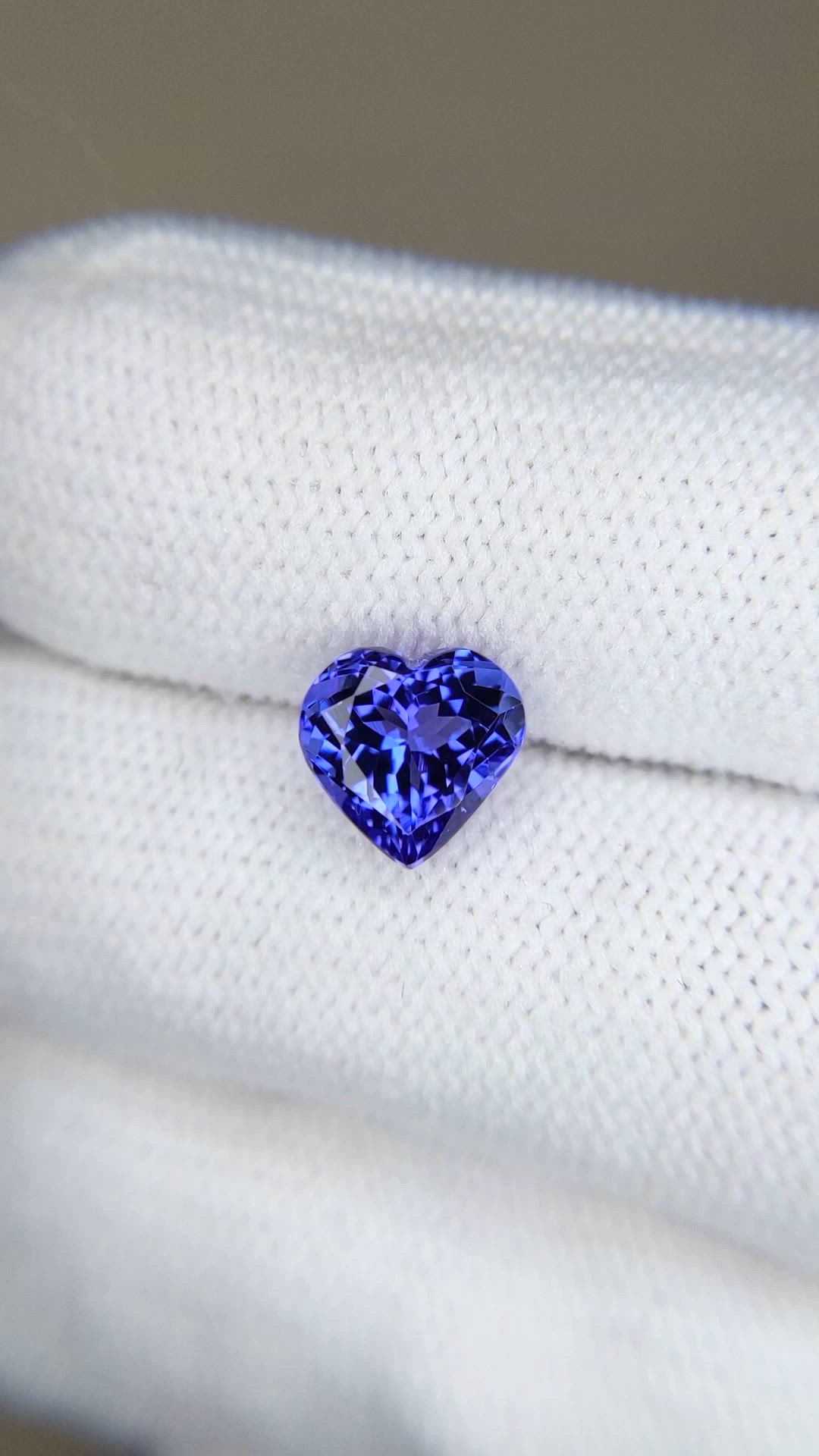 2.00 Ct. Blue Tanzanite from Tanzania Size Video