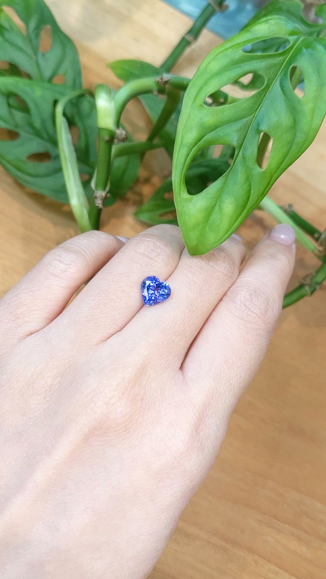 2.00 Ct. Blue Tanzanite from Tanzania Size Video