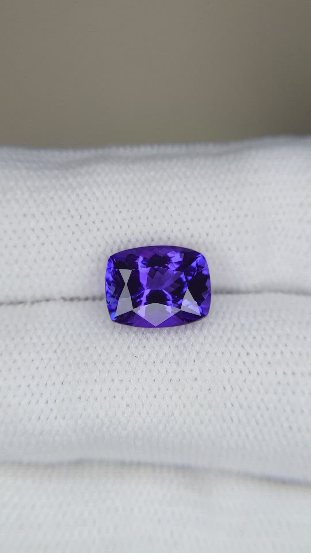 3.41 Ct. Violetish Blue Tanzanite from Tanzania Size Video