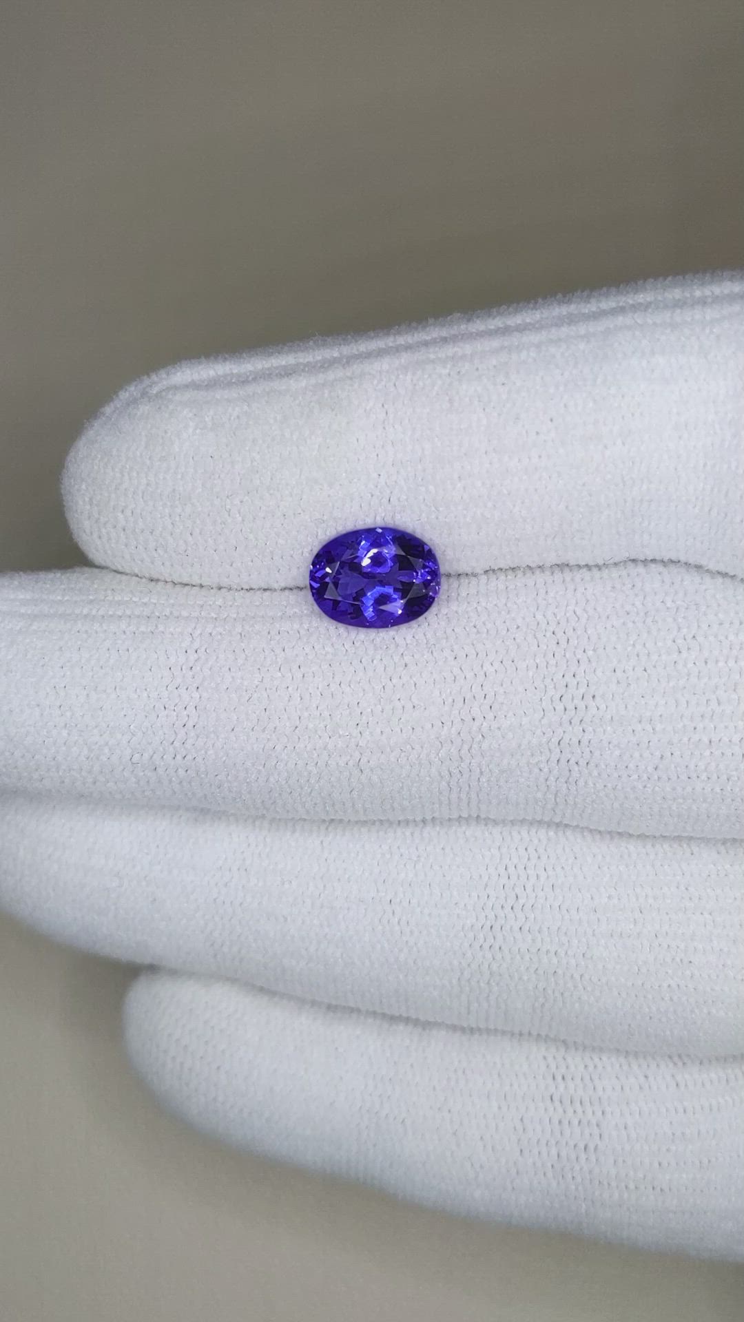 1.96 Ct. Violetish Blue Tanzanite from Tanzania Size Video