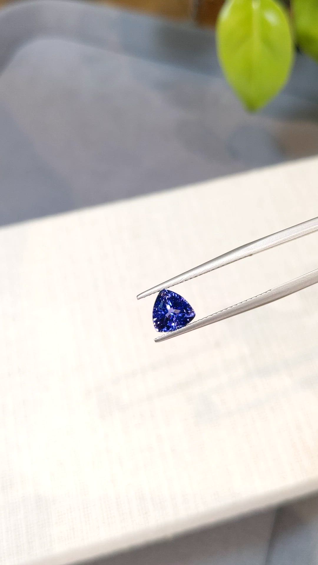 1.50 Ct. Violetish Blue Tanzanite from Tanzania Size Video