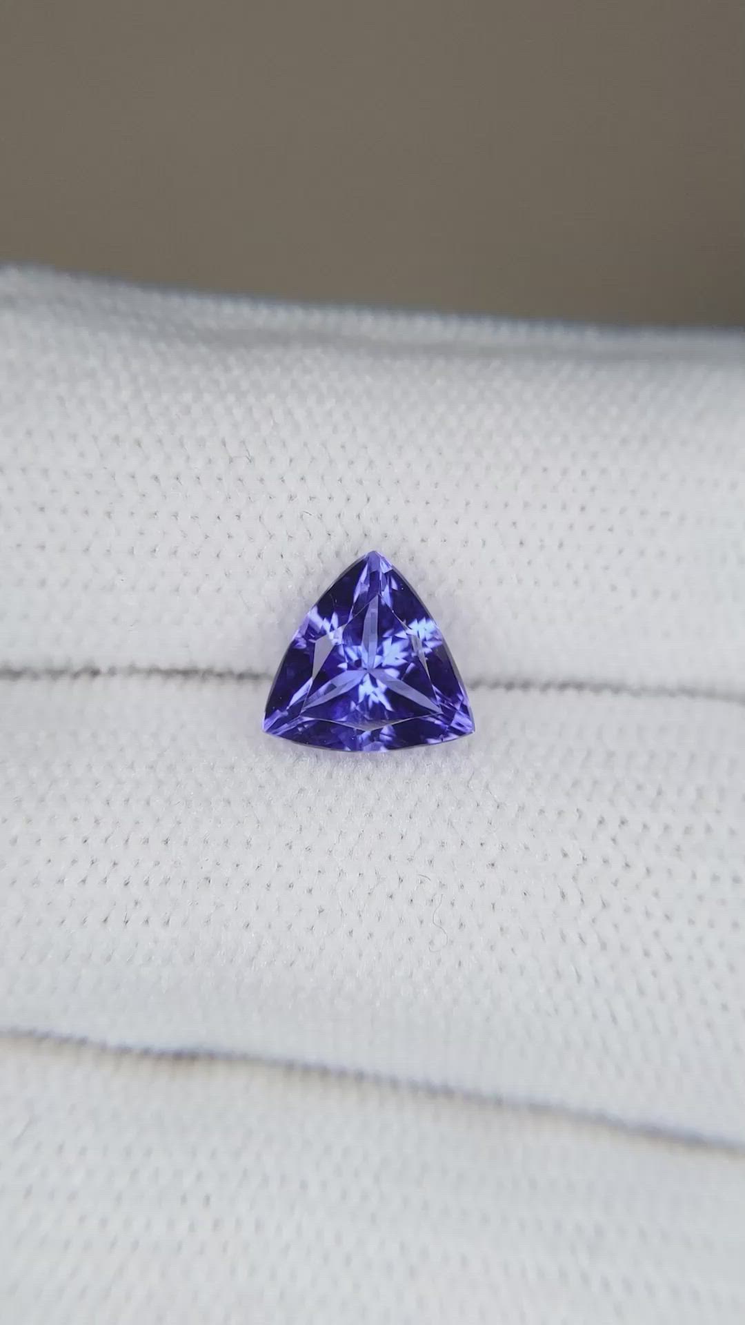 1.72 Ct. Violetish Blue Tanzanite from Tanzania Size Video