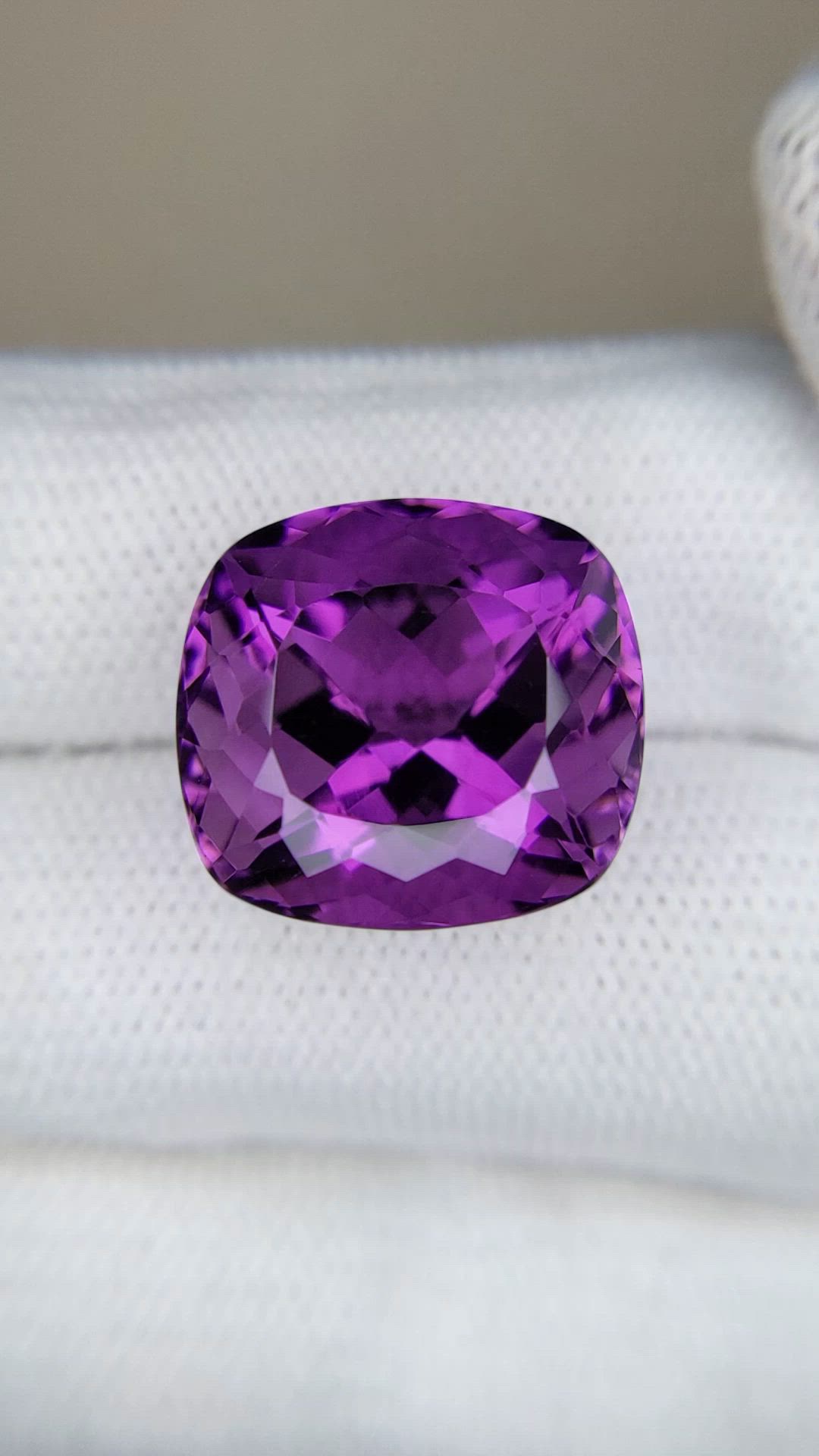 18.48 Ct. Purple Amethyst from Brazil Size Video