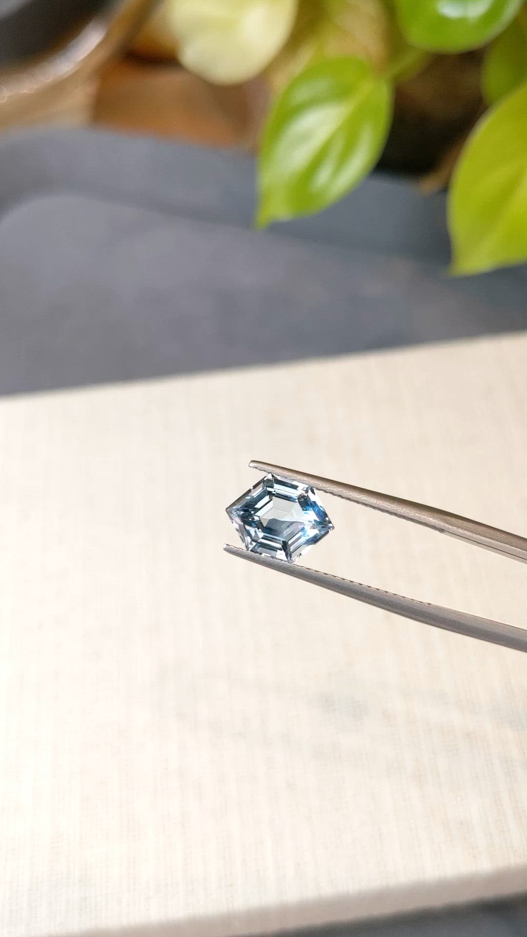 2.93 Ct. Blue Topaz from Brazil Size Video