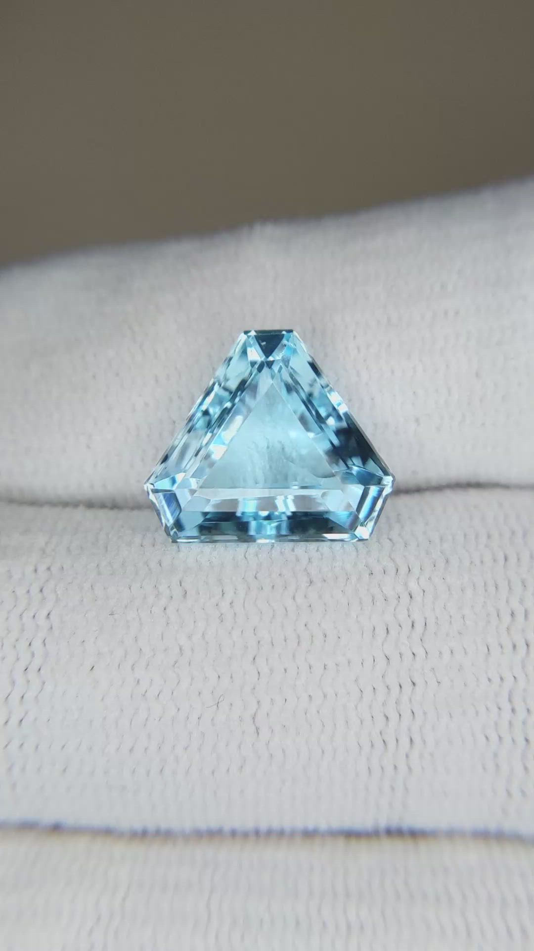 7.05 Ct. Blue Topaz from Brazil Size Video