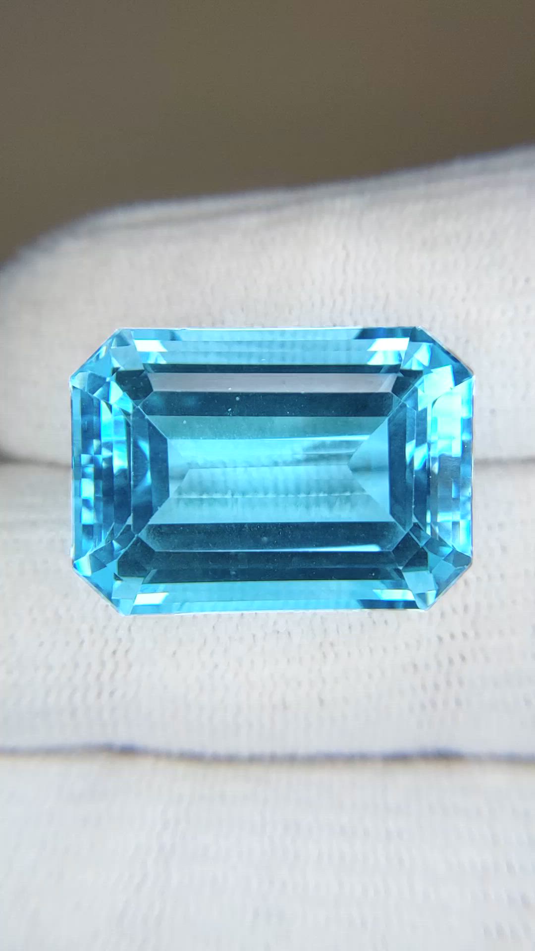 34.25 Ct. Blue Topaz from Brazil Size Video