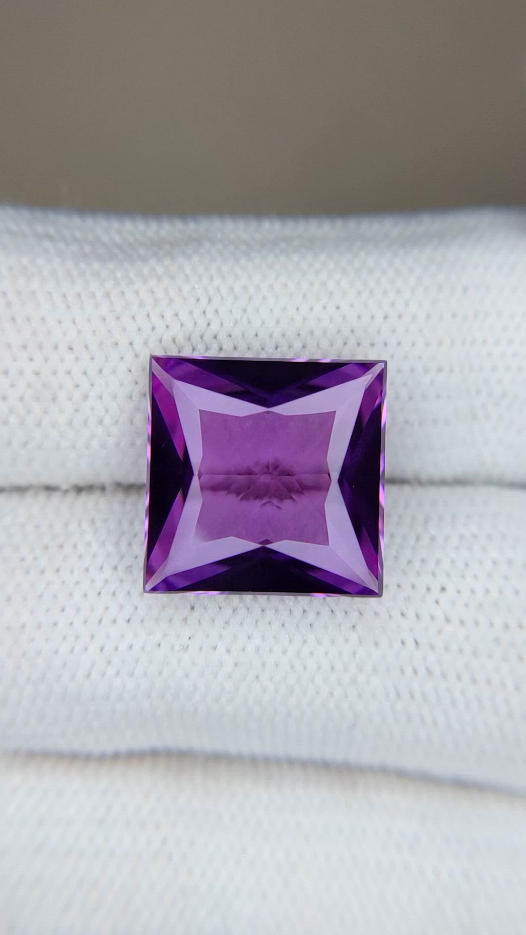 8.05 Ct. Purple Amethyst from Brazil Size Video