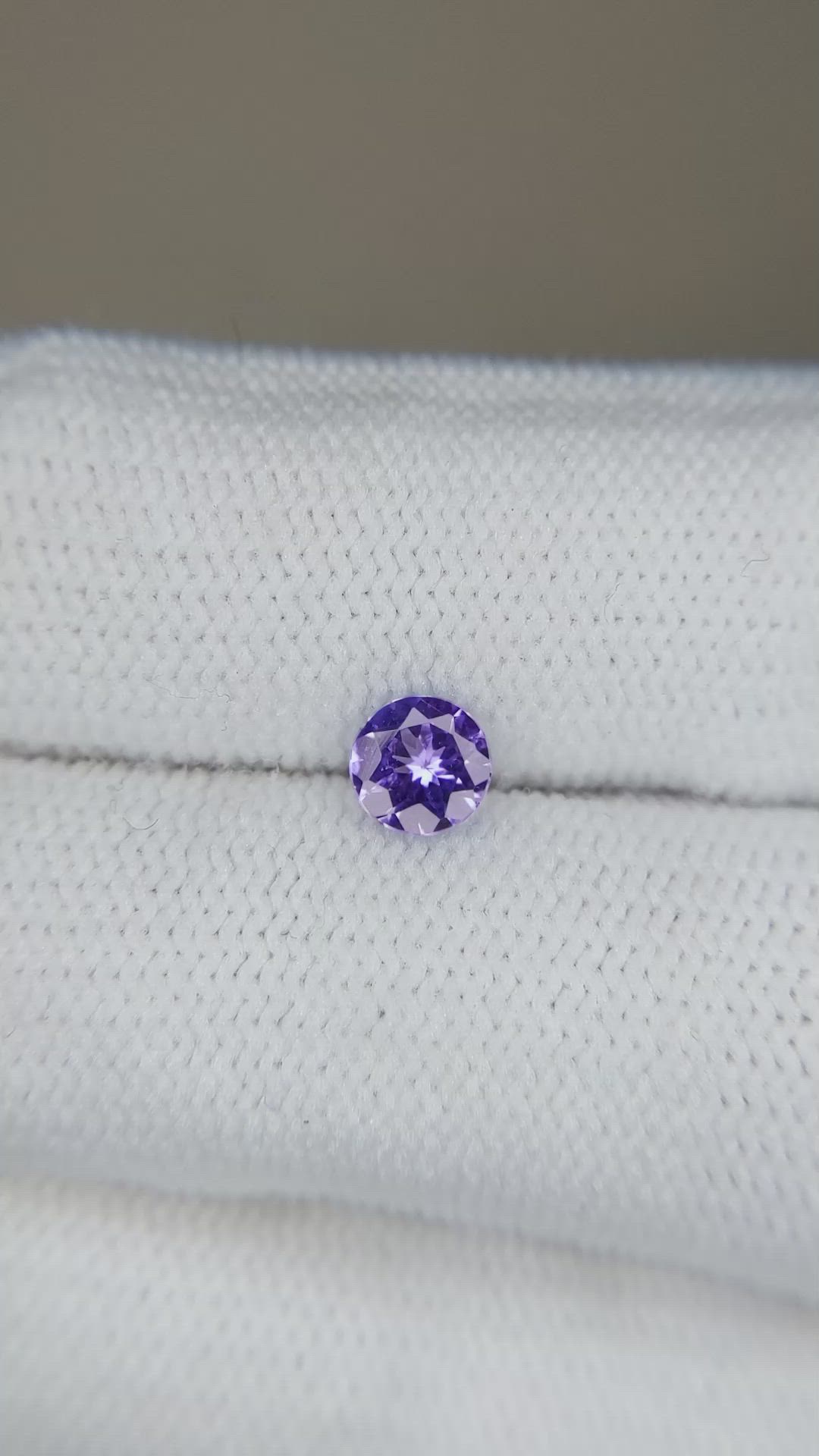 0.50 Ct. Violet Tanzanite from Tanzania Size Video