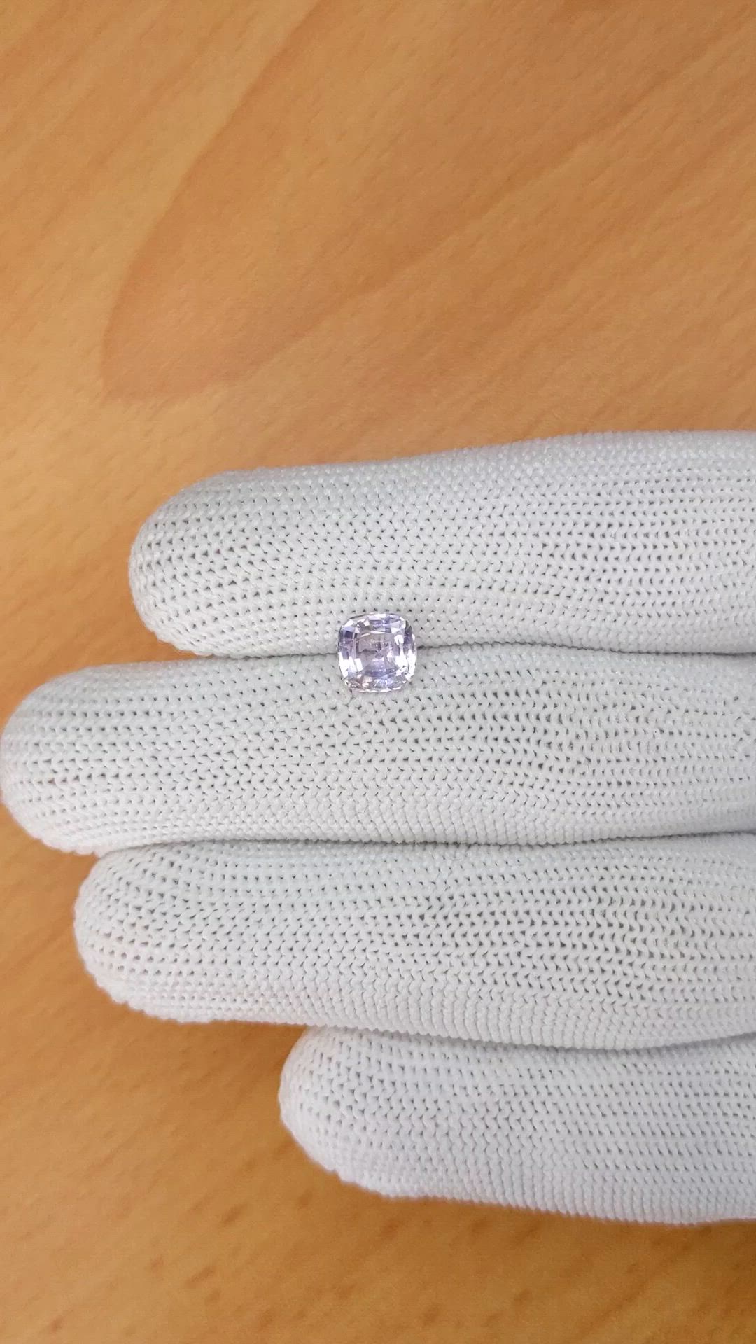 1.50 Ct. Purple Spinel from Ceylon (Sri Lanka) Size Video
