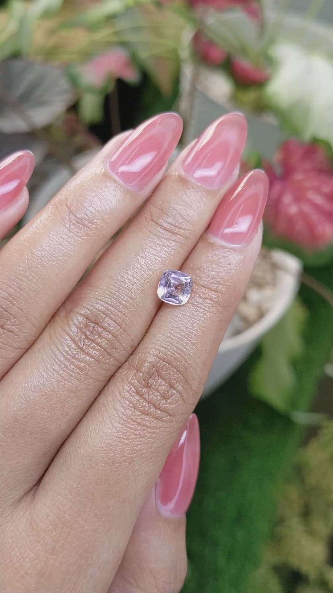 1.50 Ct. Purple Spinel from Ceylon (Sri Lanka) Size Video