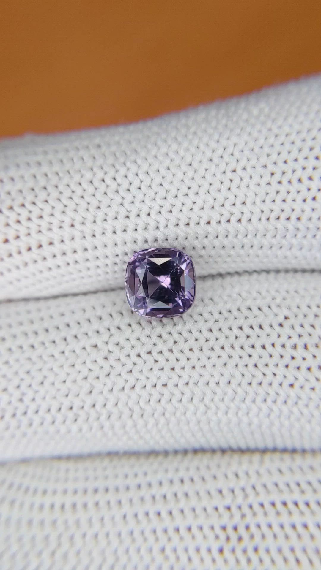 1.88 Ct. Purple Spinel from Ceylon (Sri Lanka) Size Video
