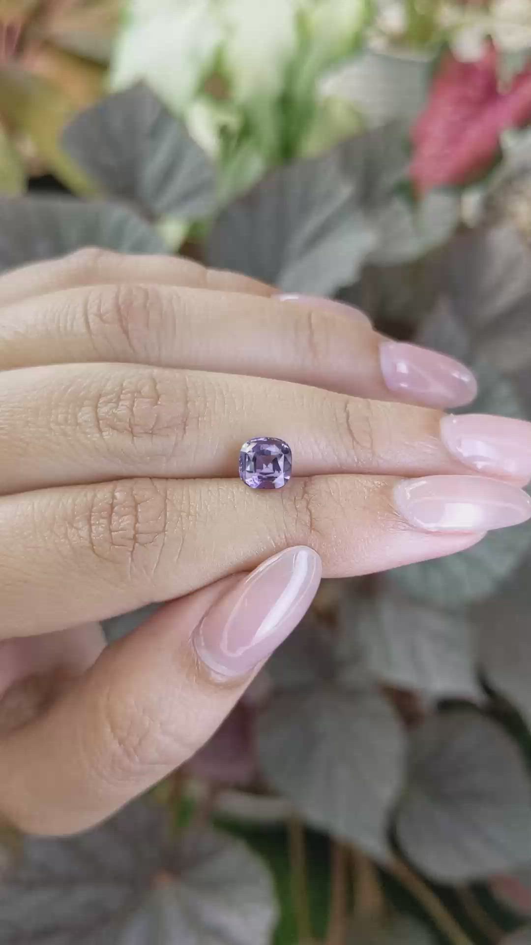 1.88 Ct. Purple Spinel from Ceylon (Sri Lanka) Size Video