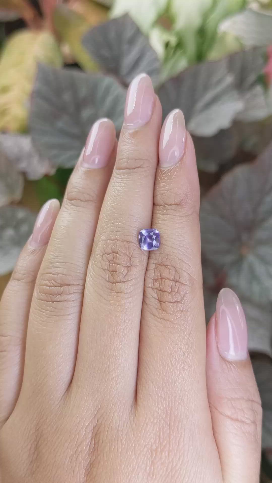 1.06 Ct. Purple Spinel from Ceylon (Sri Lanka) Size Video