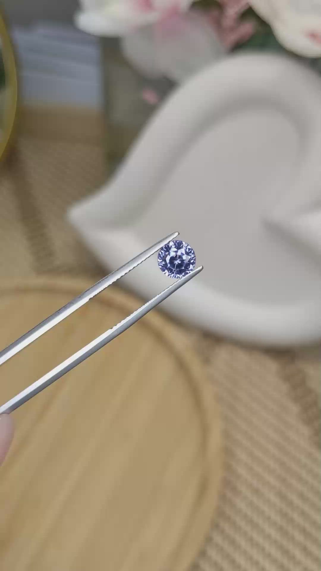 1.68 Ct. Blue Spinel from Ceylon (Sri Lanka) Size Video