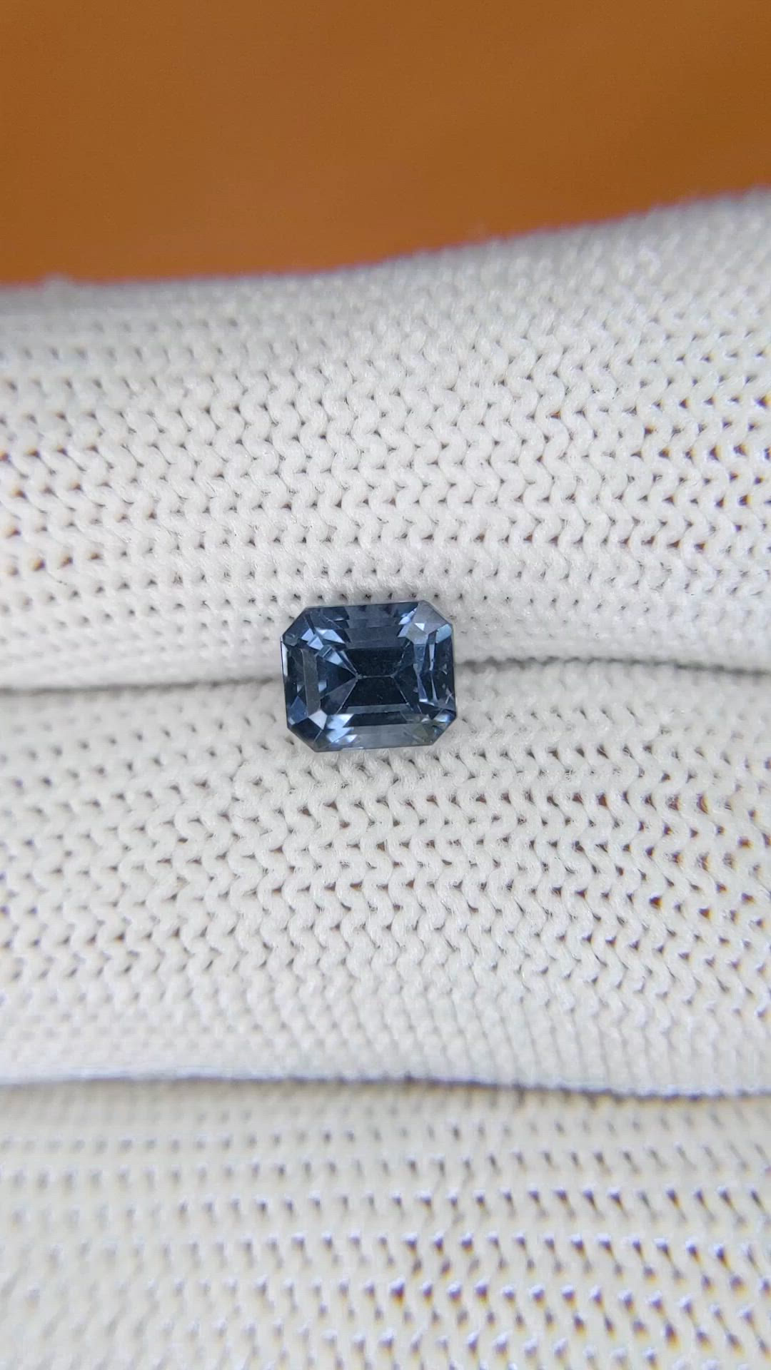 1.78 Ct. Blue Spinel from Ceylon (Sri Lanka) Size Video