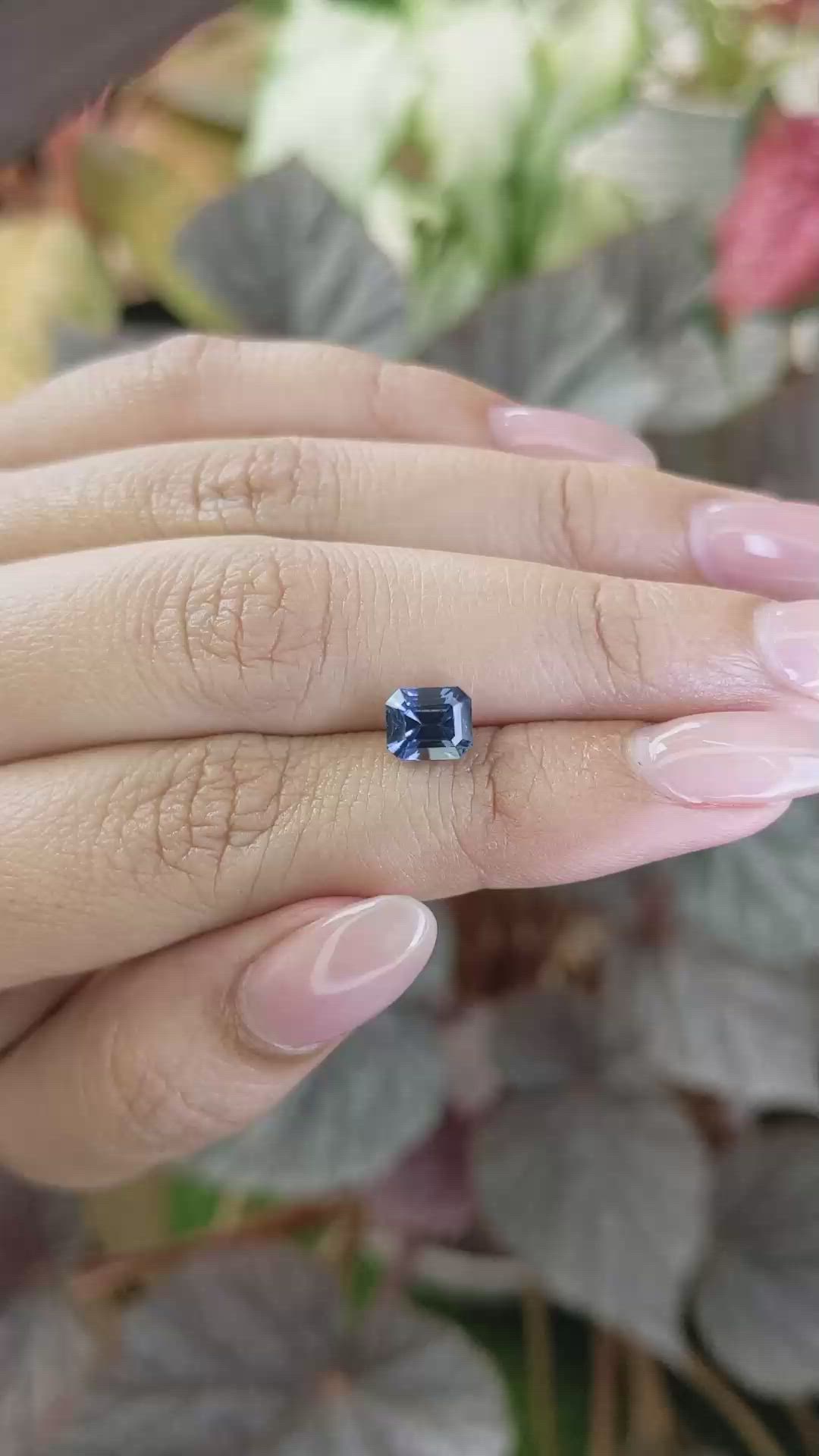 1.78 Ct. Blue Spinel from Ceylon (Sri Lanka) Size Video