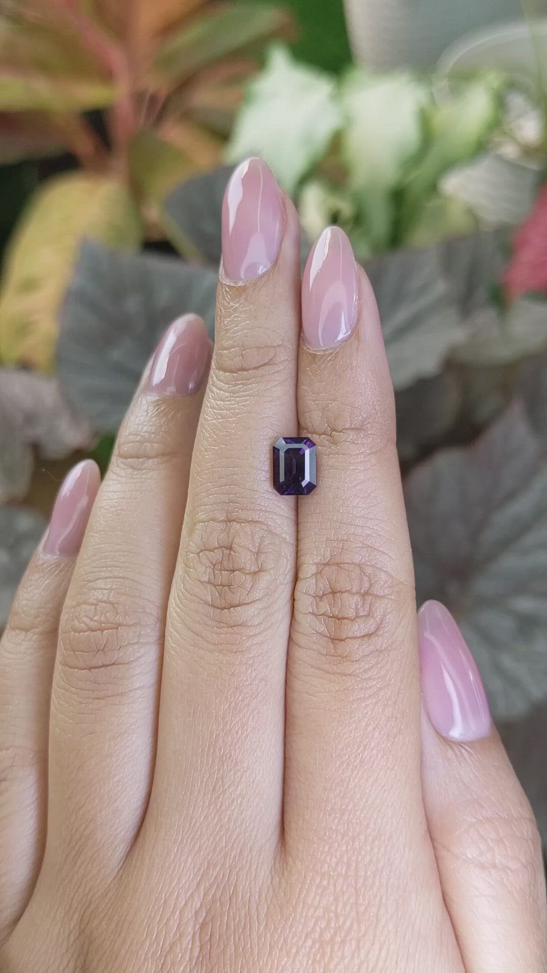 1.64 Ct. Purple Spinel from Ceylon (Sri Lanka) Size Video