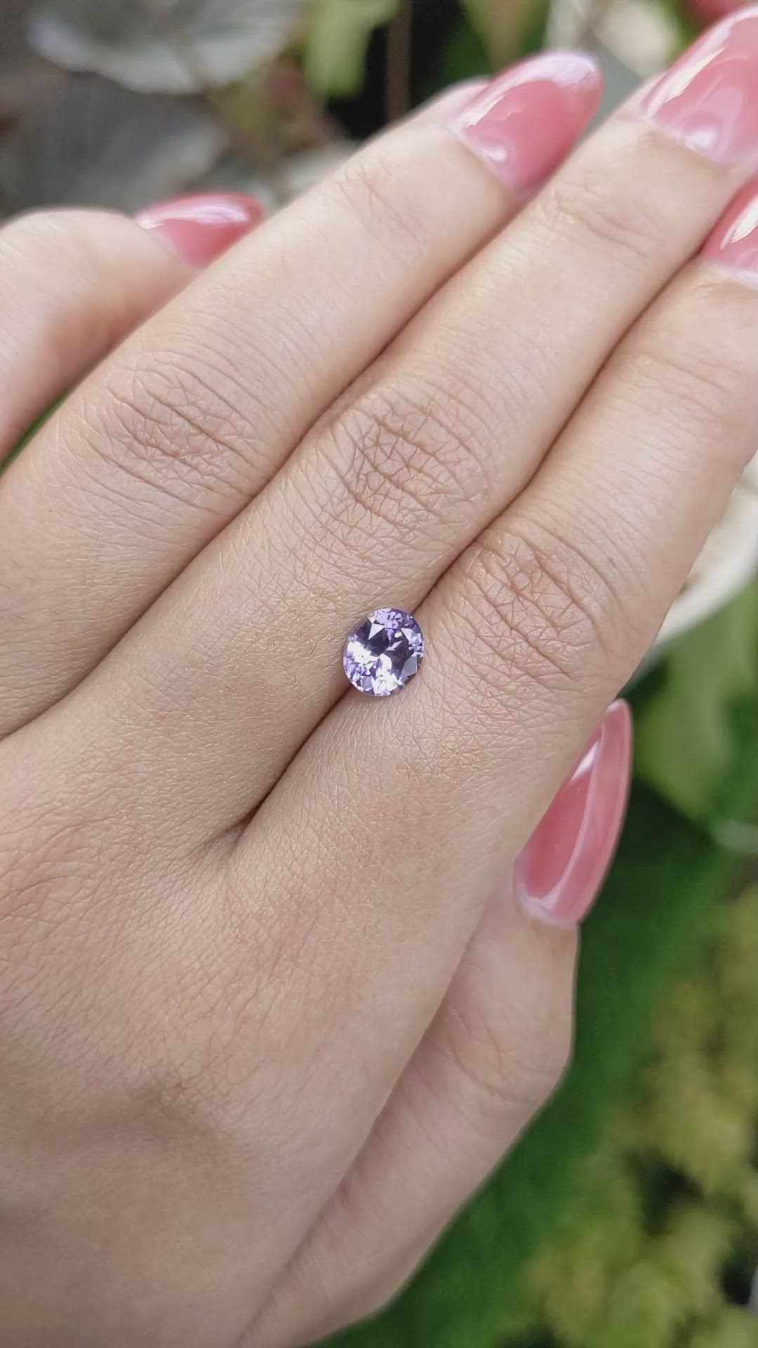 1.06 Ct. Purple Spinel from Ceylon (Sri Lanka) Size Video