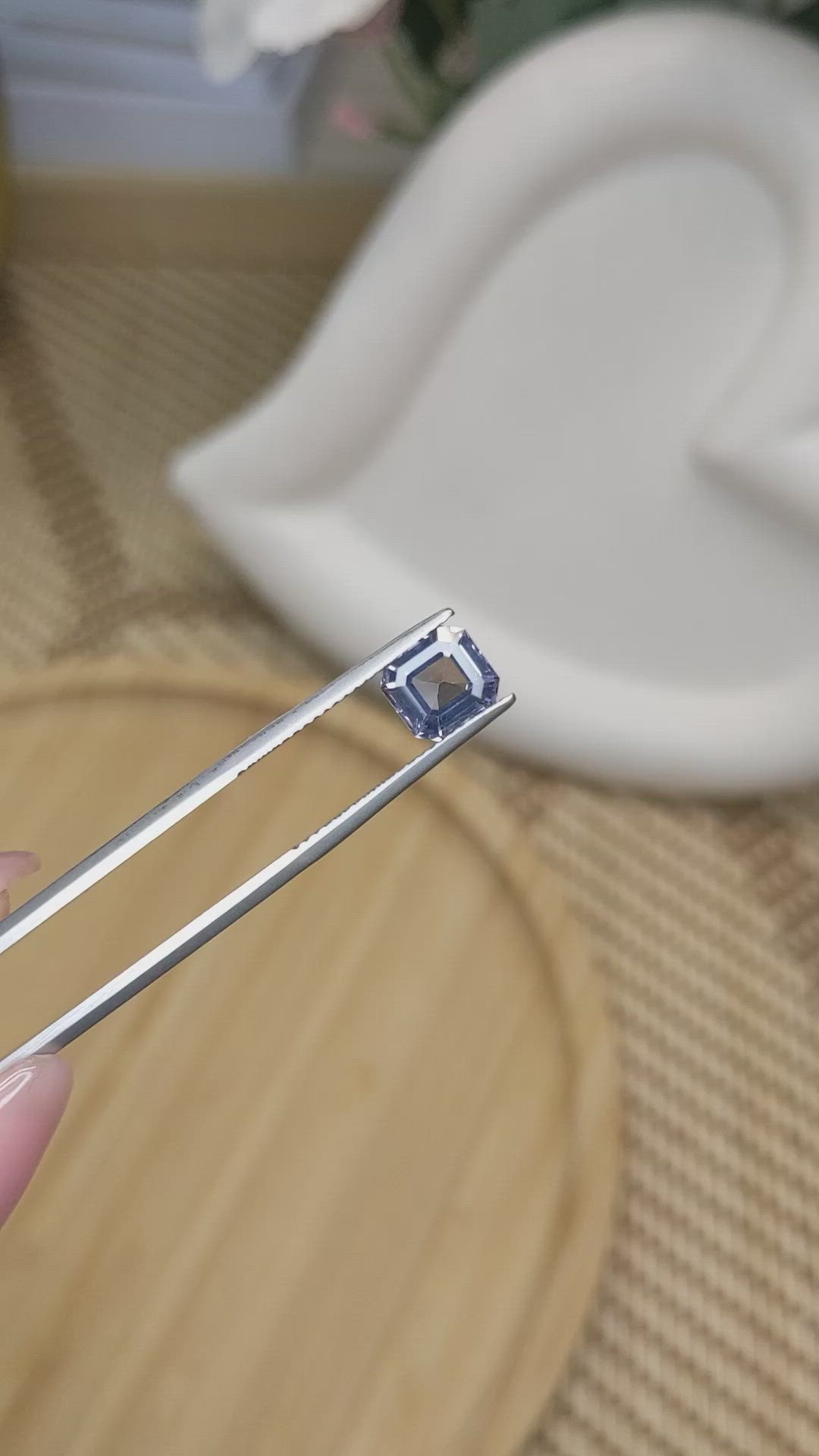 1.83 Ct. Blue Spinel from Ceylon (Sri Lanka) Size Video