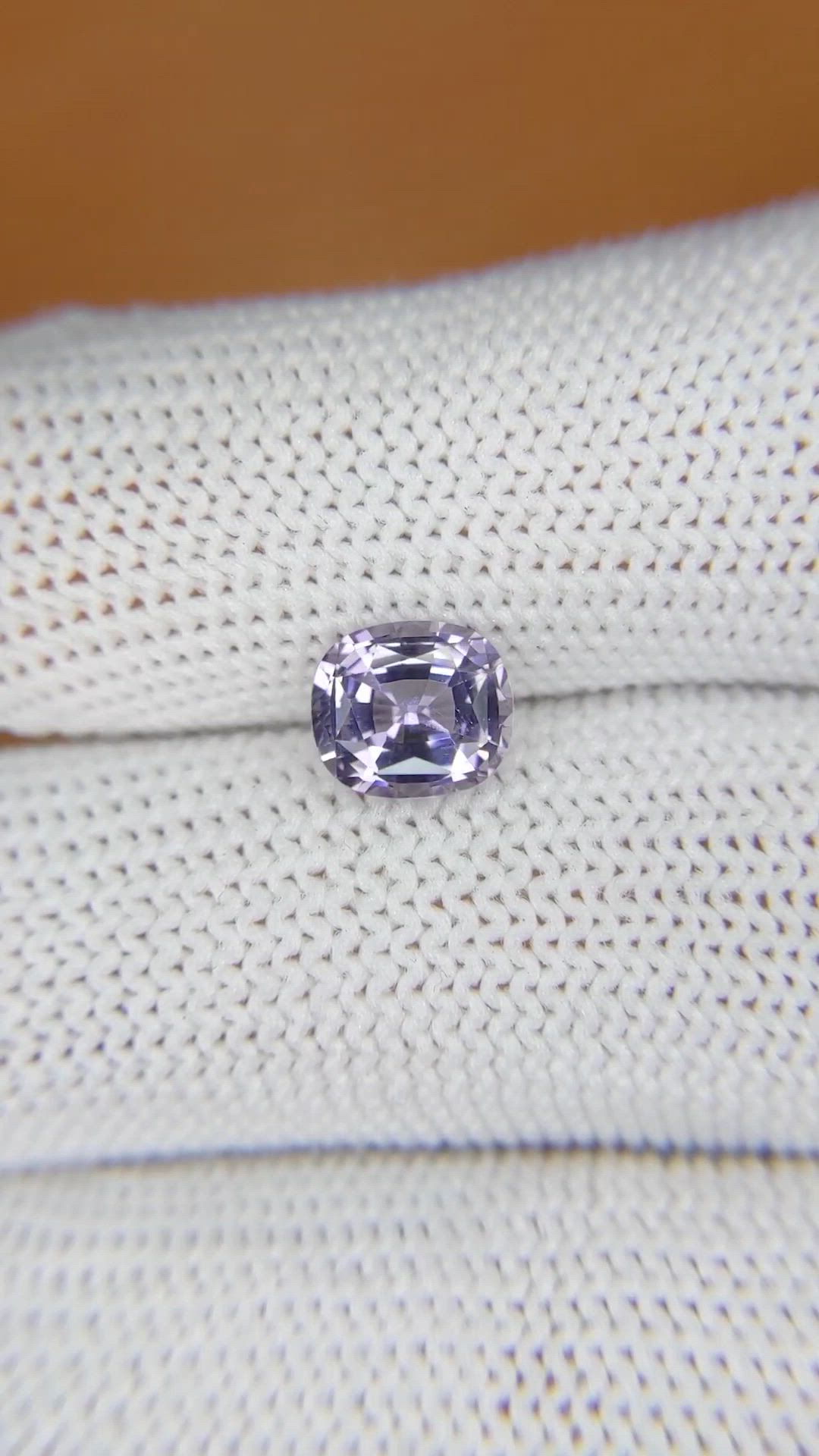 1.55 Ct. Purple Spinel from Ceylon (Sri Lanka) Size Video