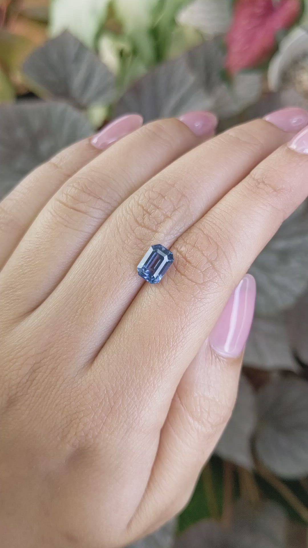 1.95 Ct. Blue Spinel from Ceylon (Sri Lanka) Size Video